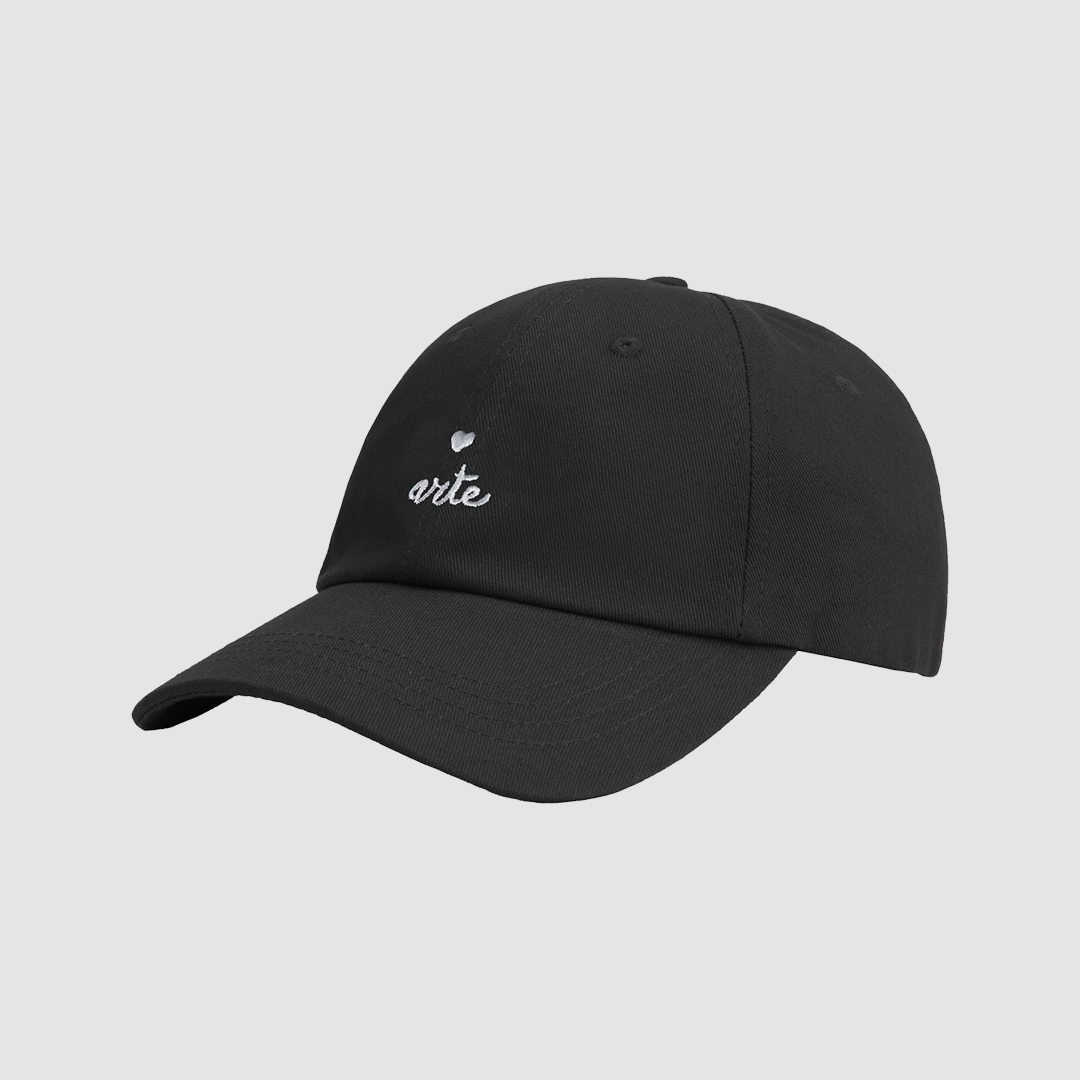 Heart Logo Cap Black