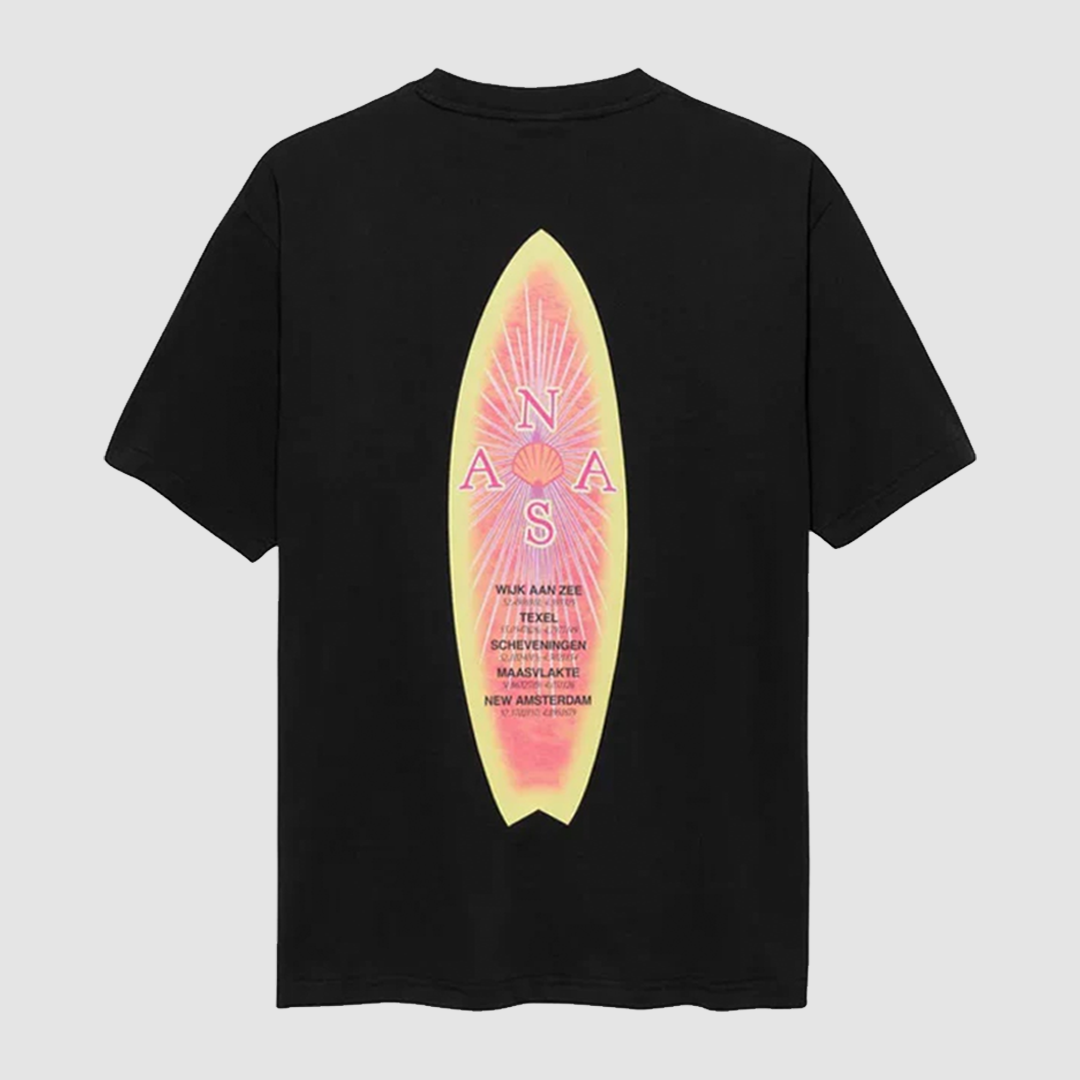 Surfboard T-Shirt Black