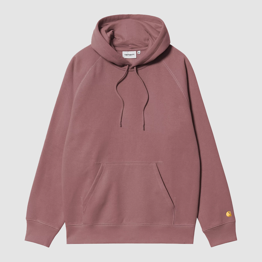 Hooded Chase Sweat Dusky Pink / Gold