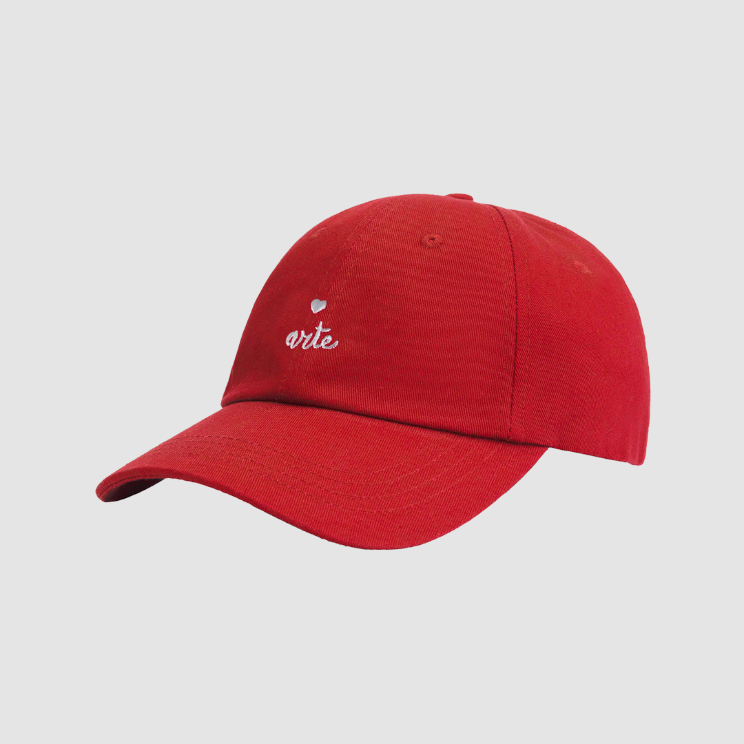 Heart Logo Cap Red