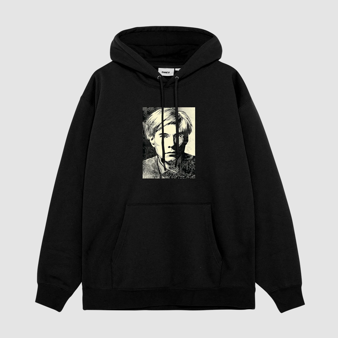 Obey Warhol Hoodie Black
