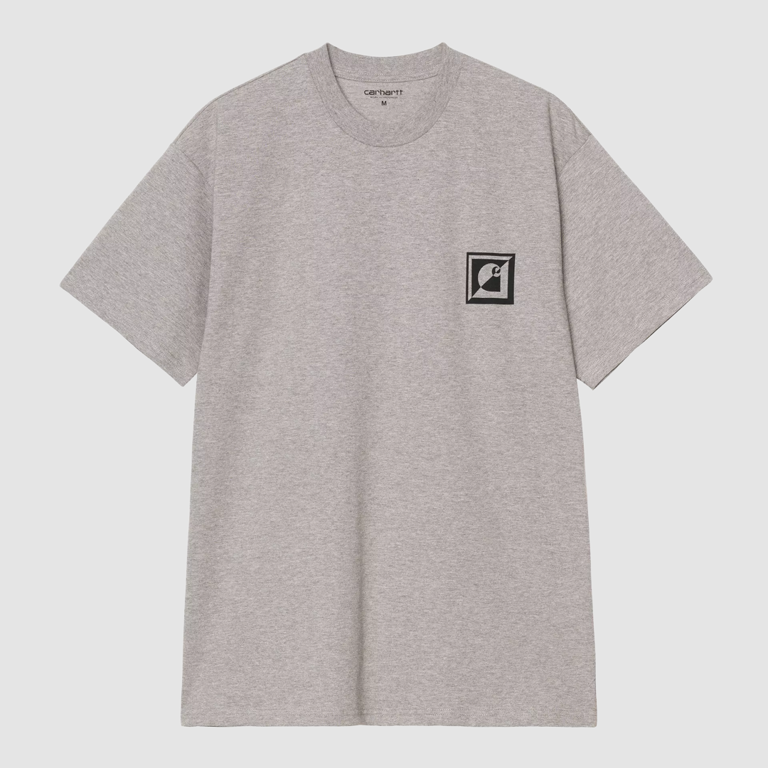 S/S C Logo Archive T-Shirt Grey Heather