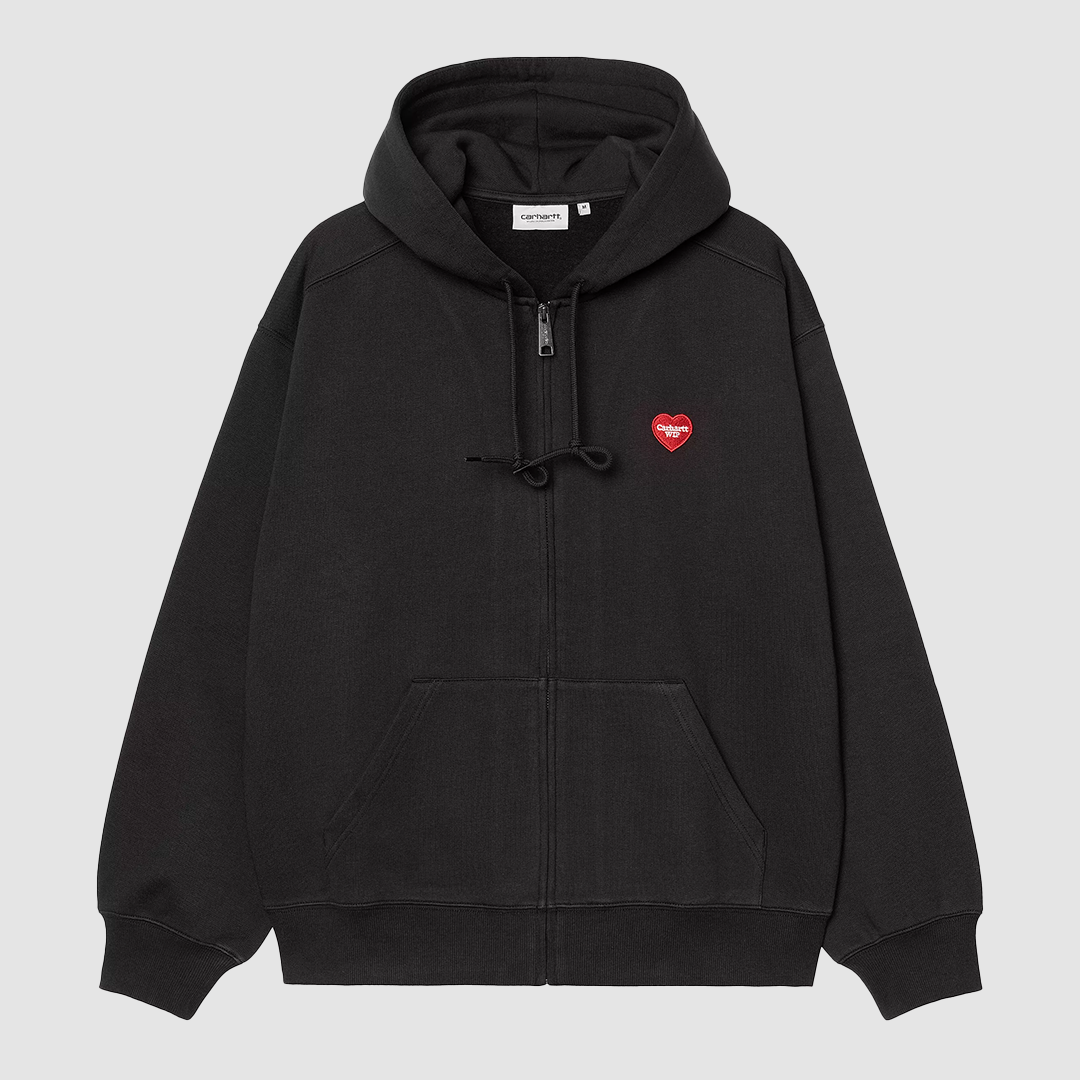 Hooded Heart II Hartt Sweat Jacket Black