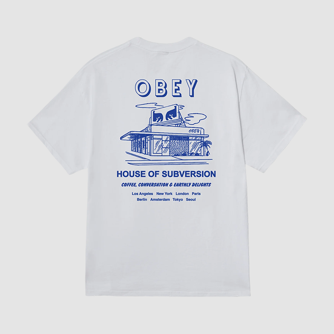 Obey House Of Subversion T-Shirt White