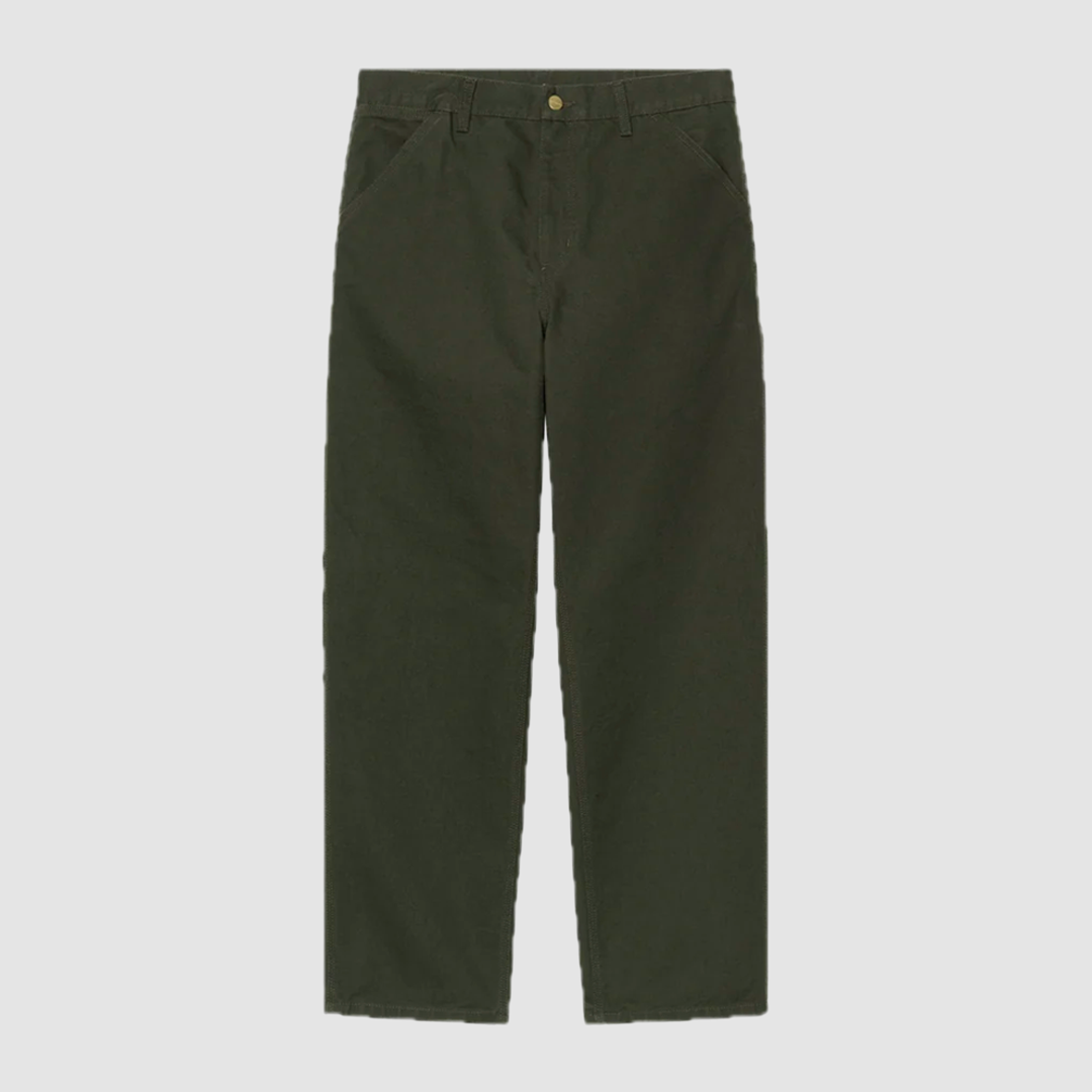 Single Knee Pant Olive Rinsed
