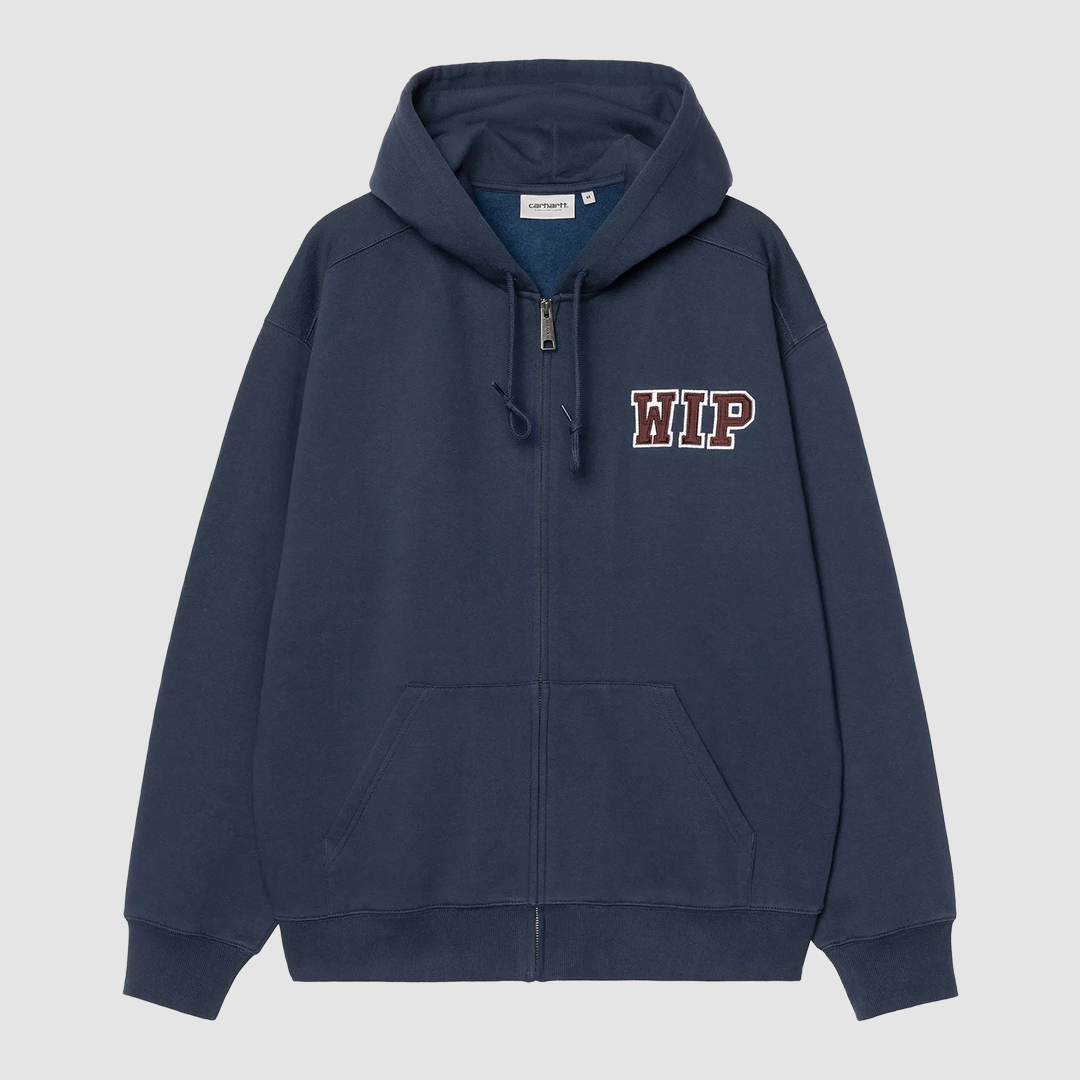 Hooded Mini Wip Sweat Jacket Jupiter Stone Washed