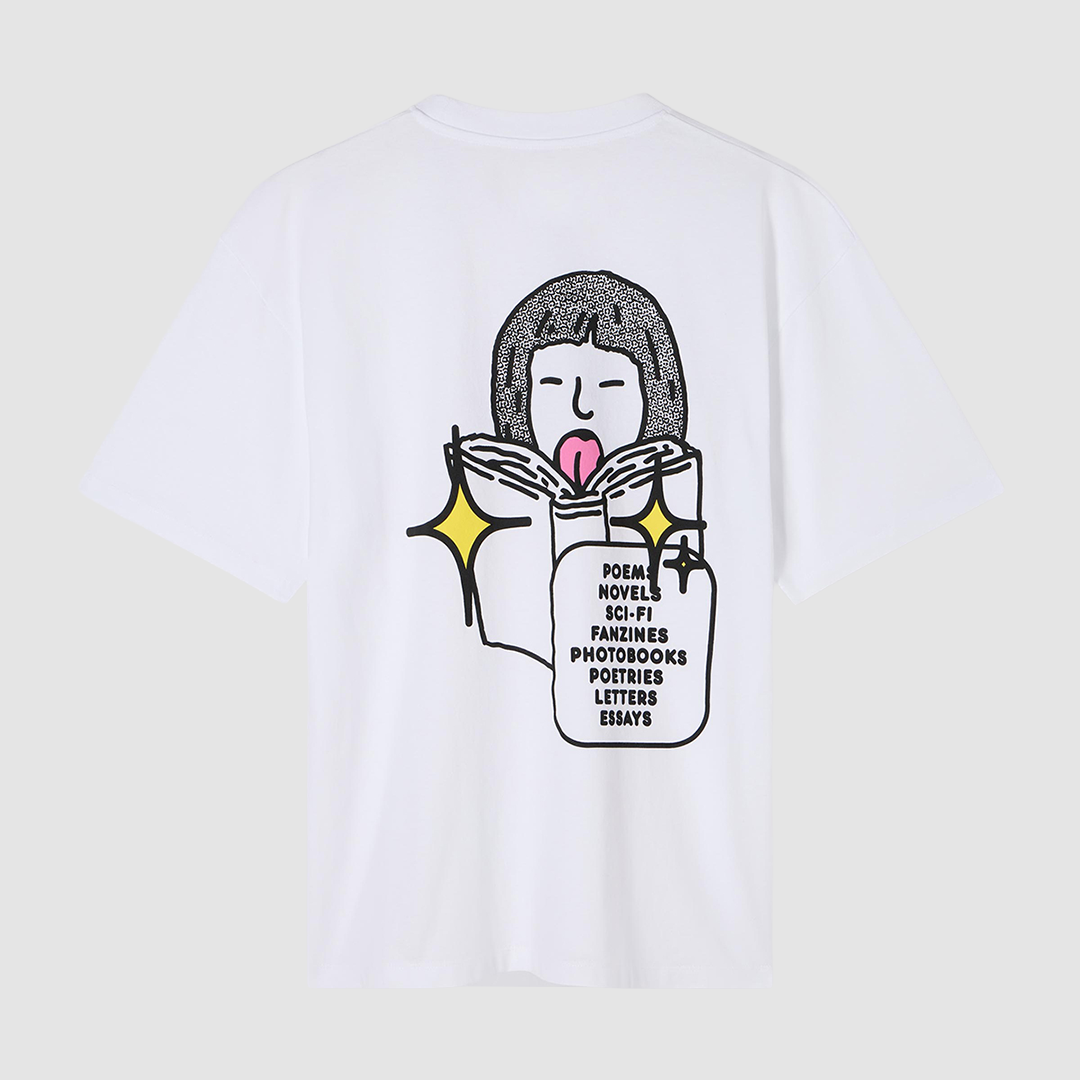 Love In The Books T-Shirt White