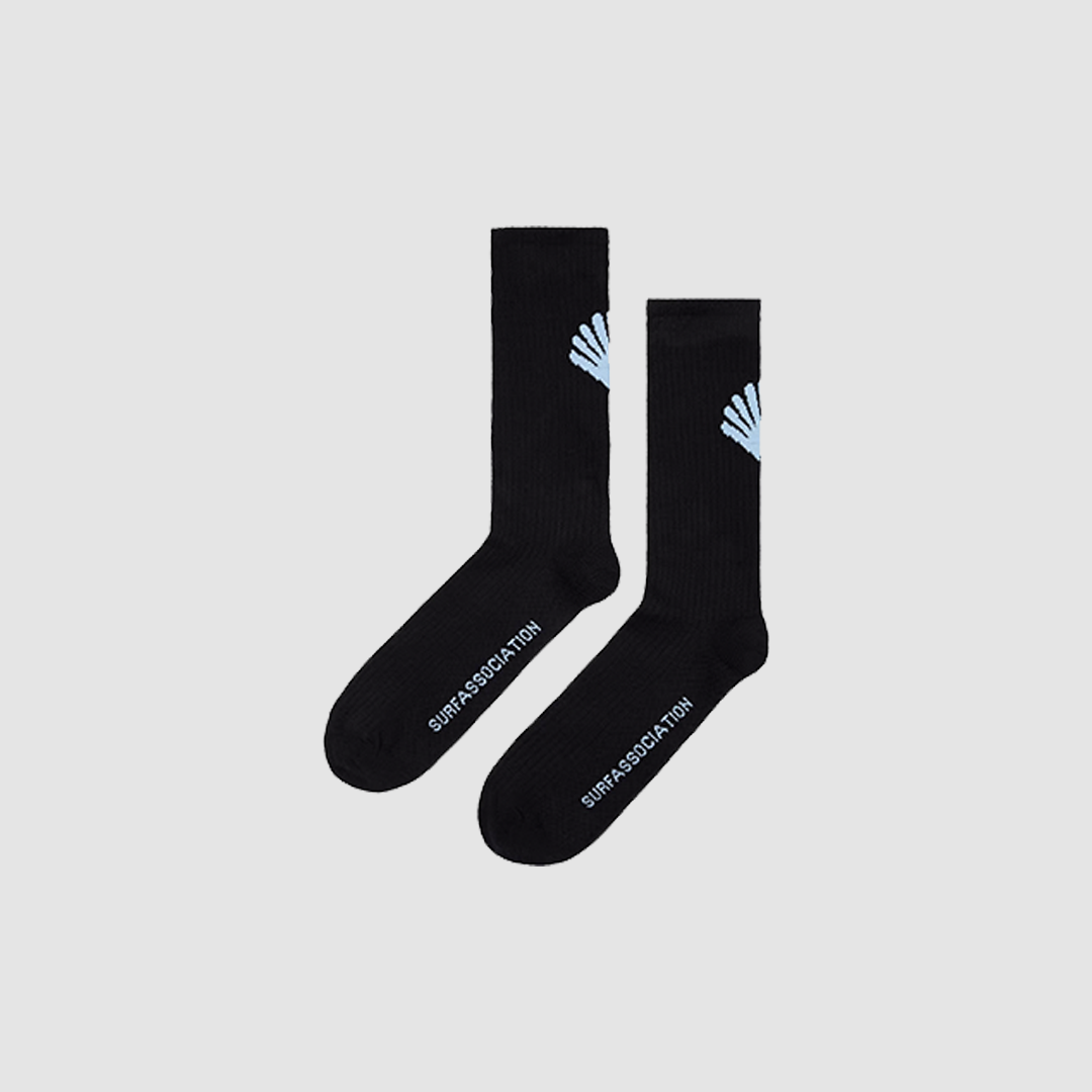 Logo Socks Black / Blue