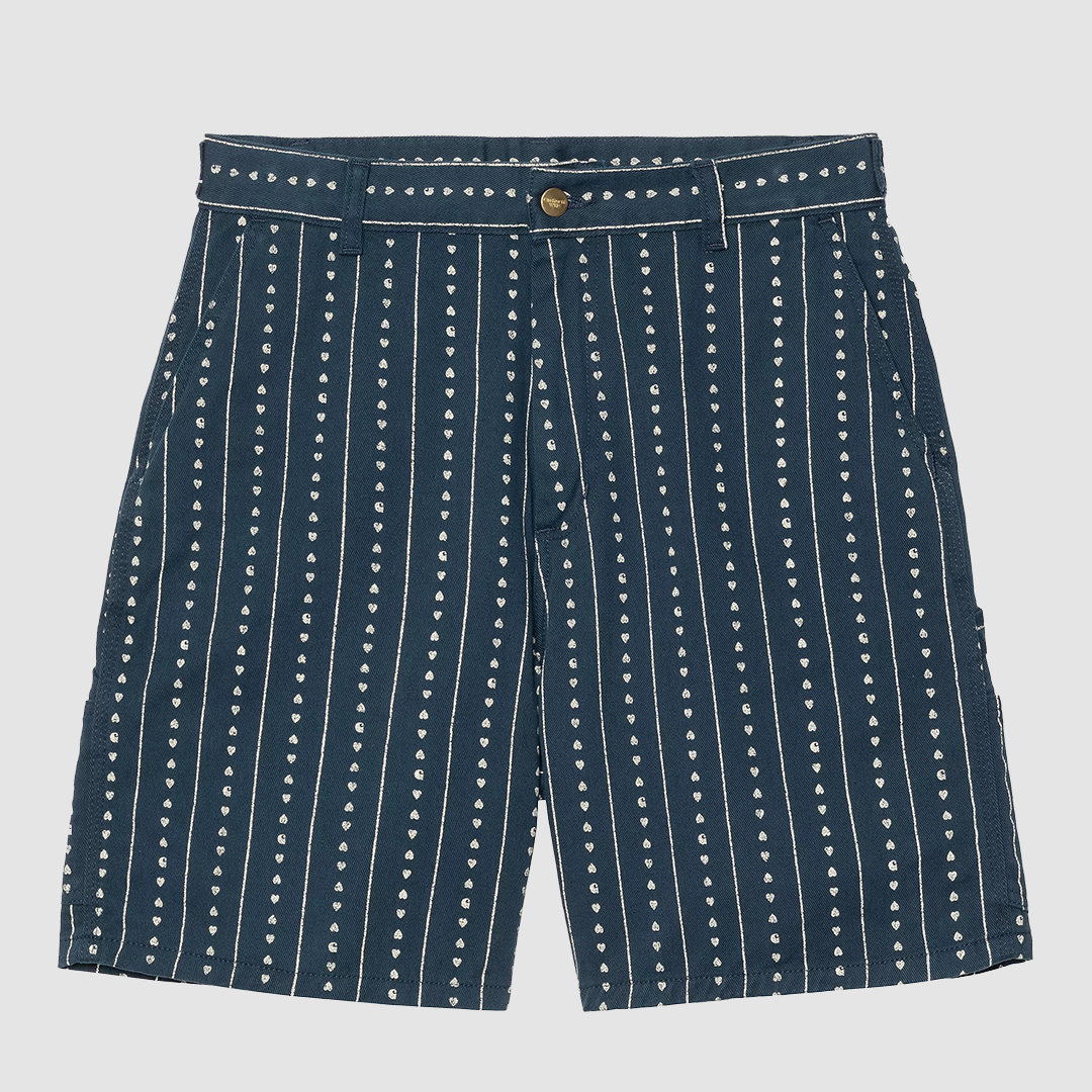 Drewe Short Heart C Printstripe Ink / Natural Rinsed