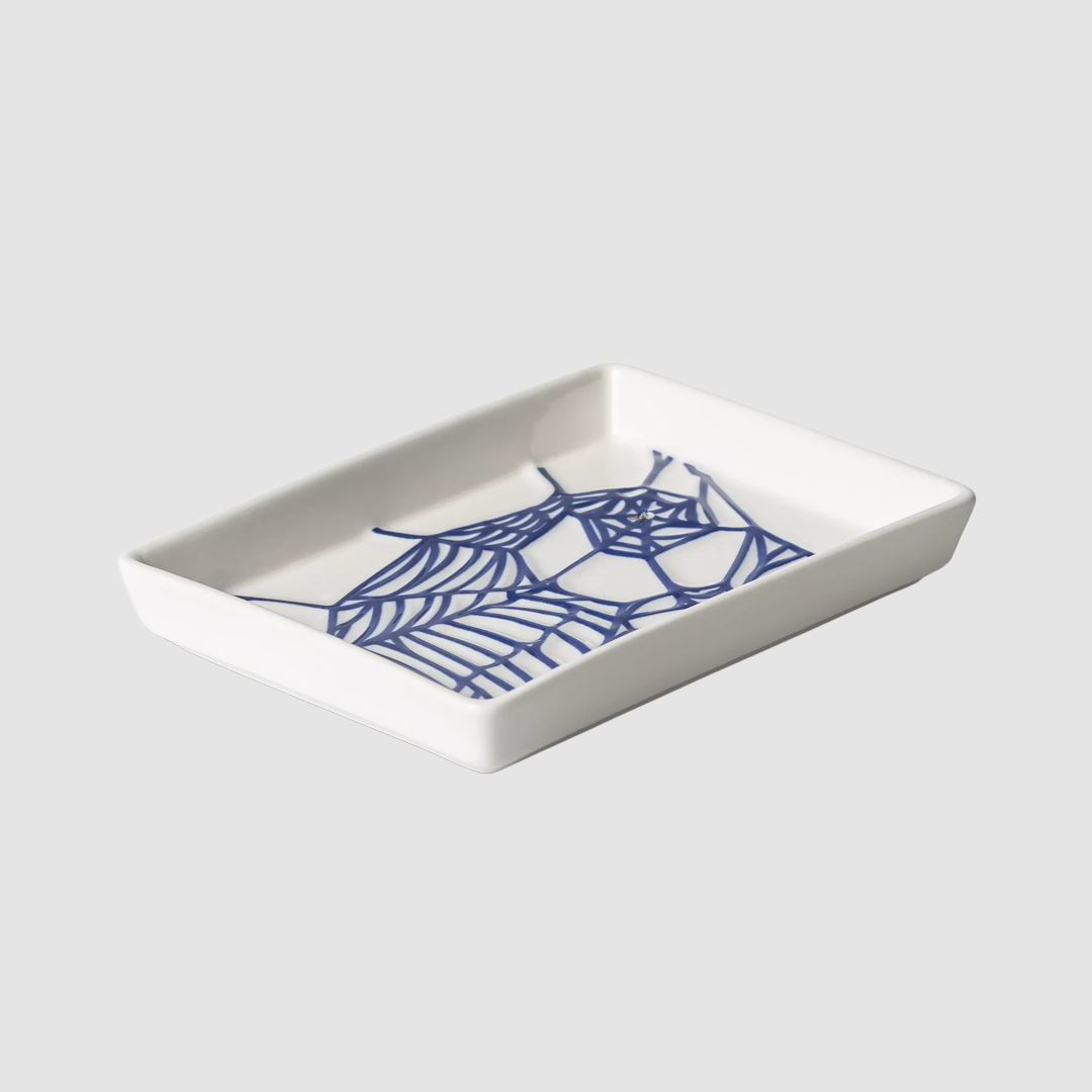Theory And Practice Incense Tray White / Blue