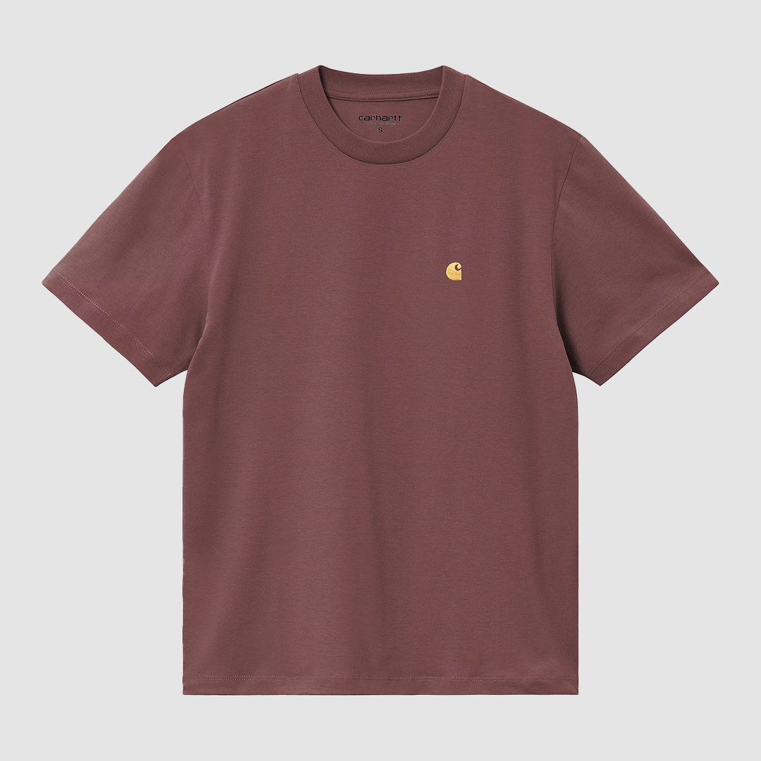 W' S/S Chase T-Shirt Dusky Pink / Gold