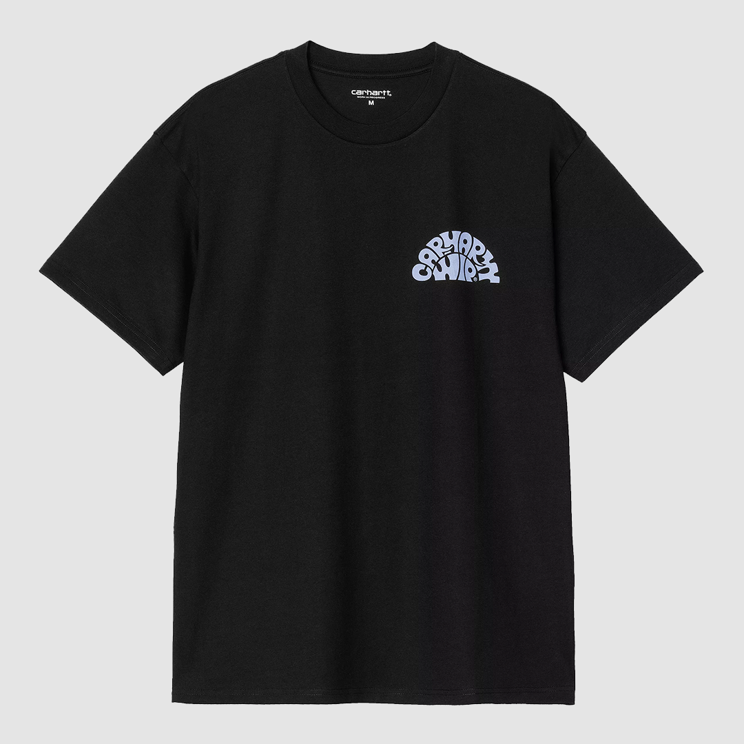 S/S Jazzy T-Shirt Black / Air Sky