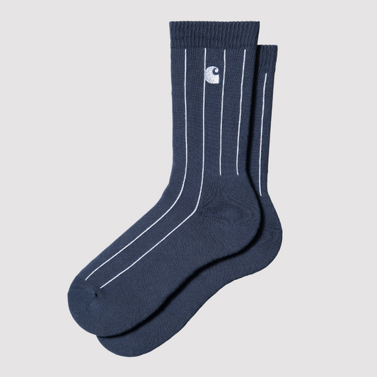 Orlean Socks Stripe Blue / White
