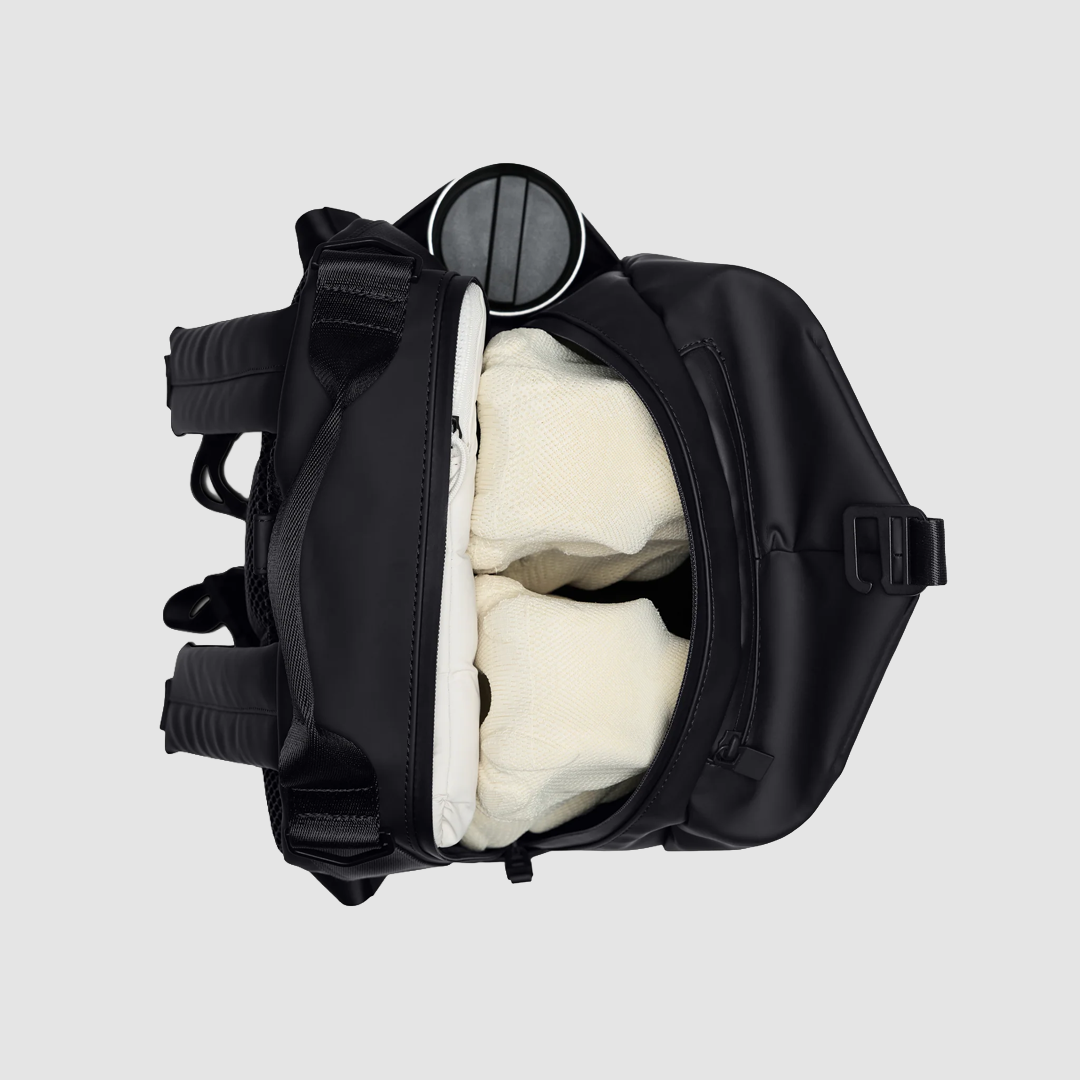 Clip Front Backpack Dark Grey