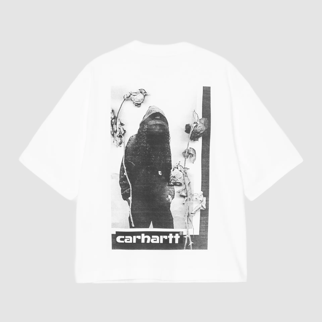 W' S/S Archive Script T-Shirt White