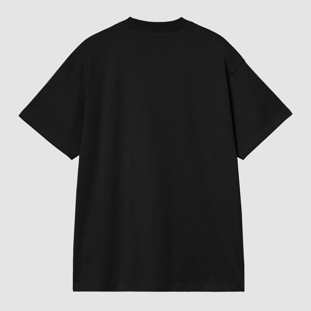 S/S Small Heart T-Shirt Black / Black