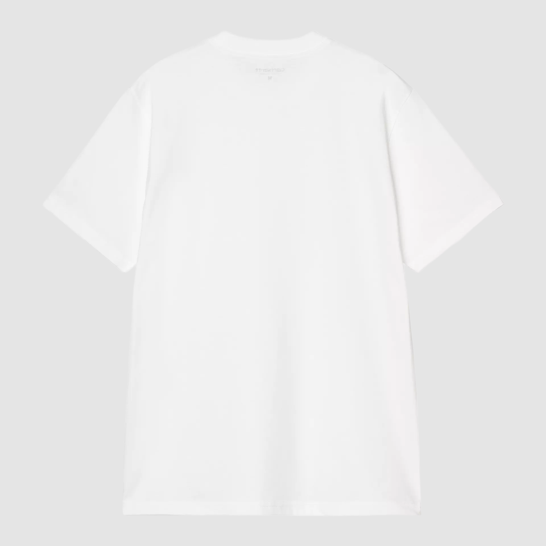 S/S Small Heart T-Shirt White / Red