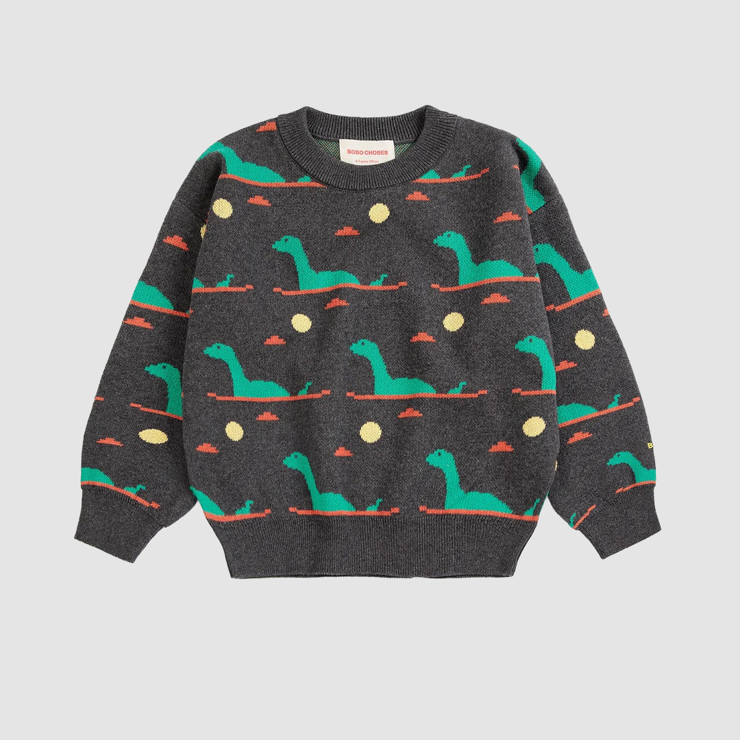 Lake Monster All Over Jacquard Jumper