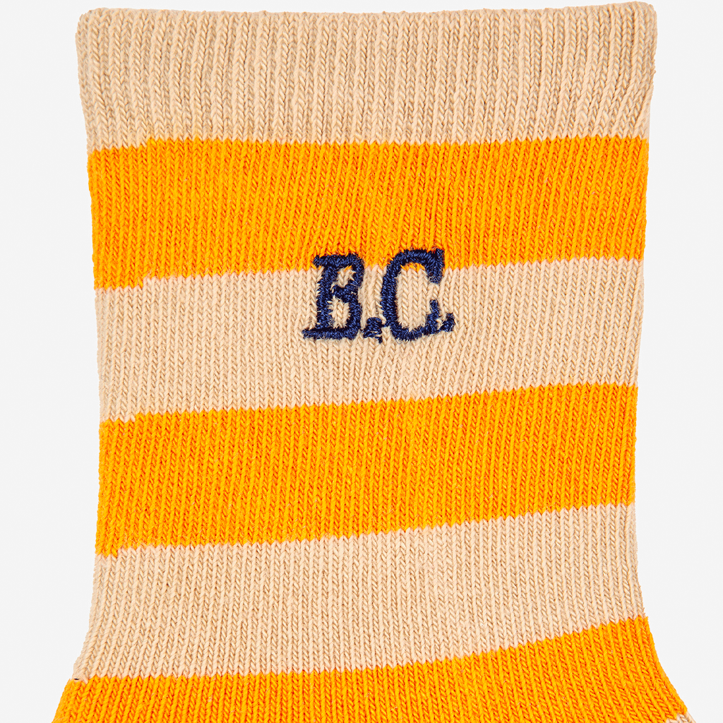 Baby Yellow Stripes Long Socks