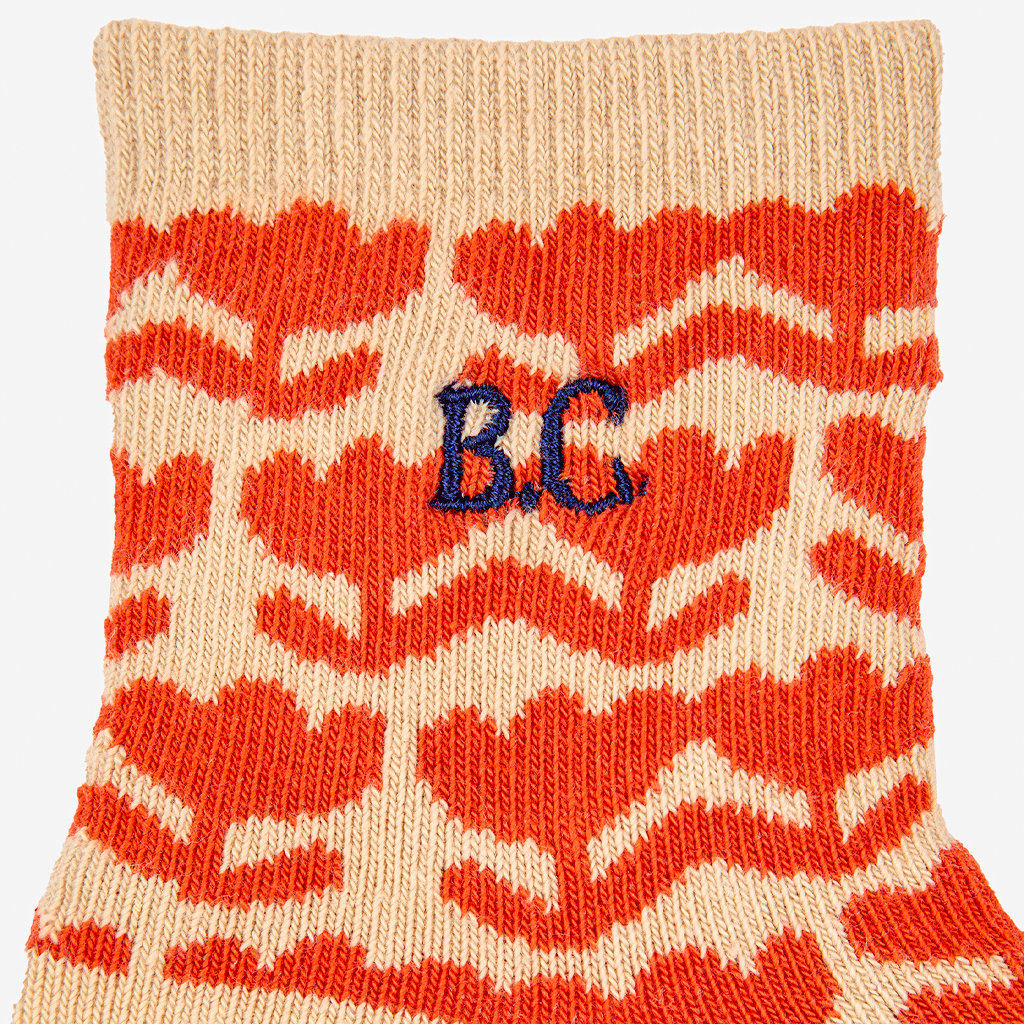 Baby Retro Flower All Over Short Socks