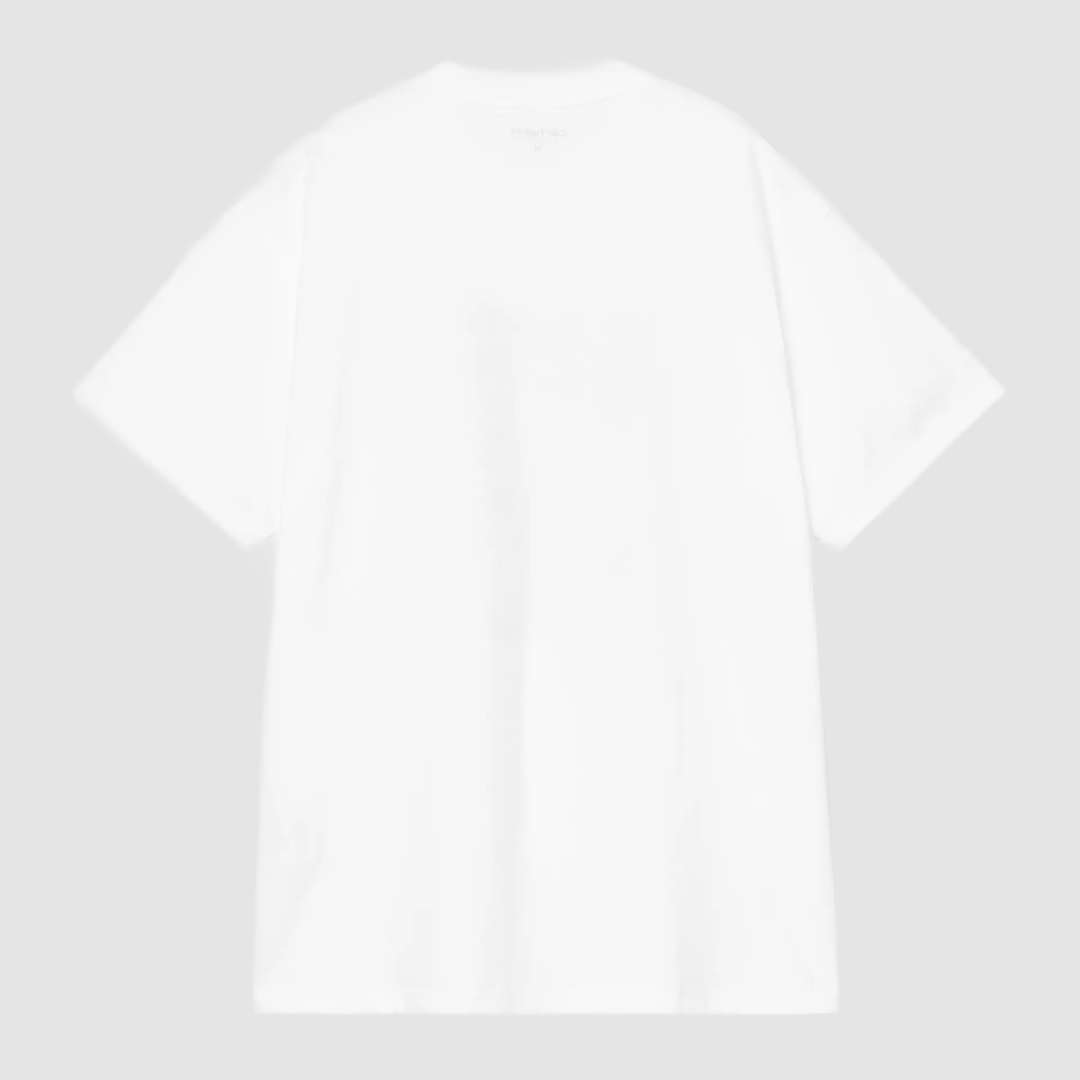 S/S Moving Letterpress T-Shirt White