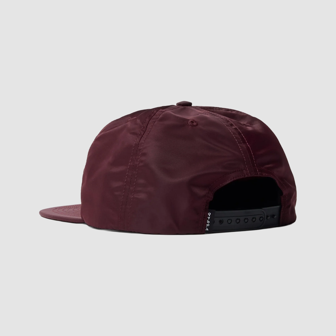 Distorded 90s Memory 6 Panel Hat Dark Red