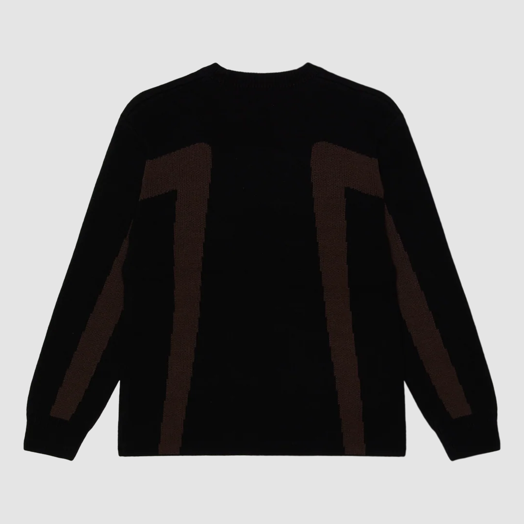 Obey Brann Sweater Digital Black Multi