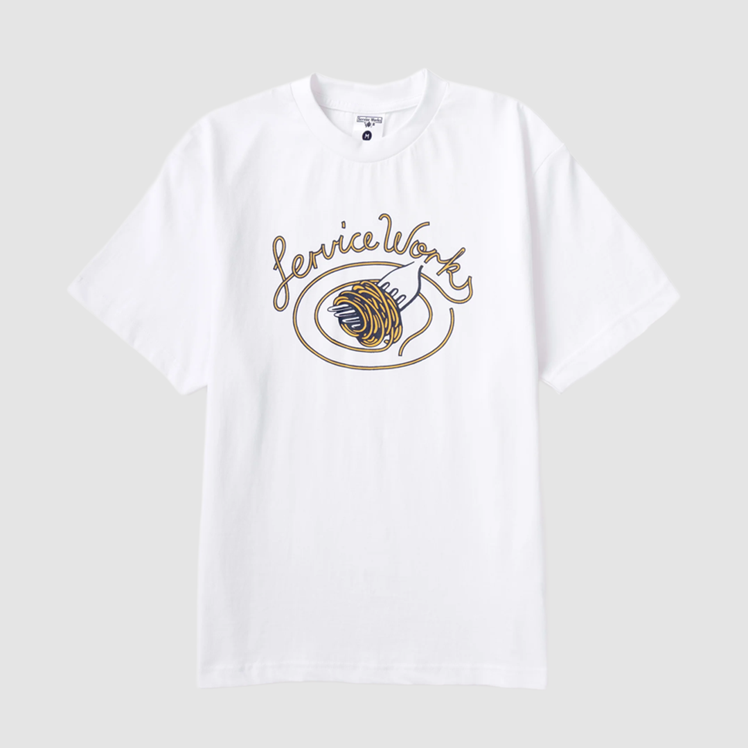 Spaghetti Tee White