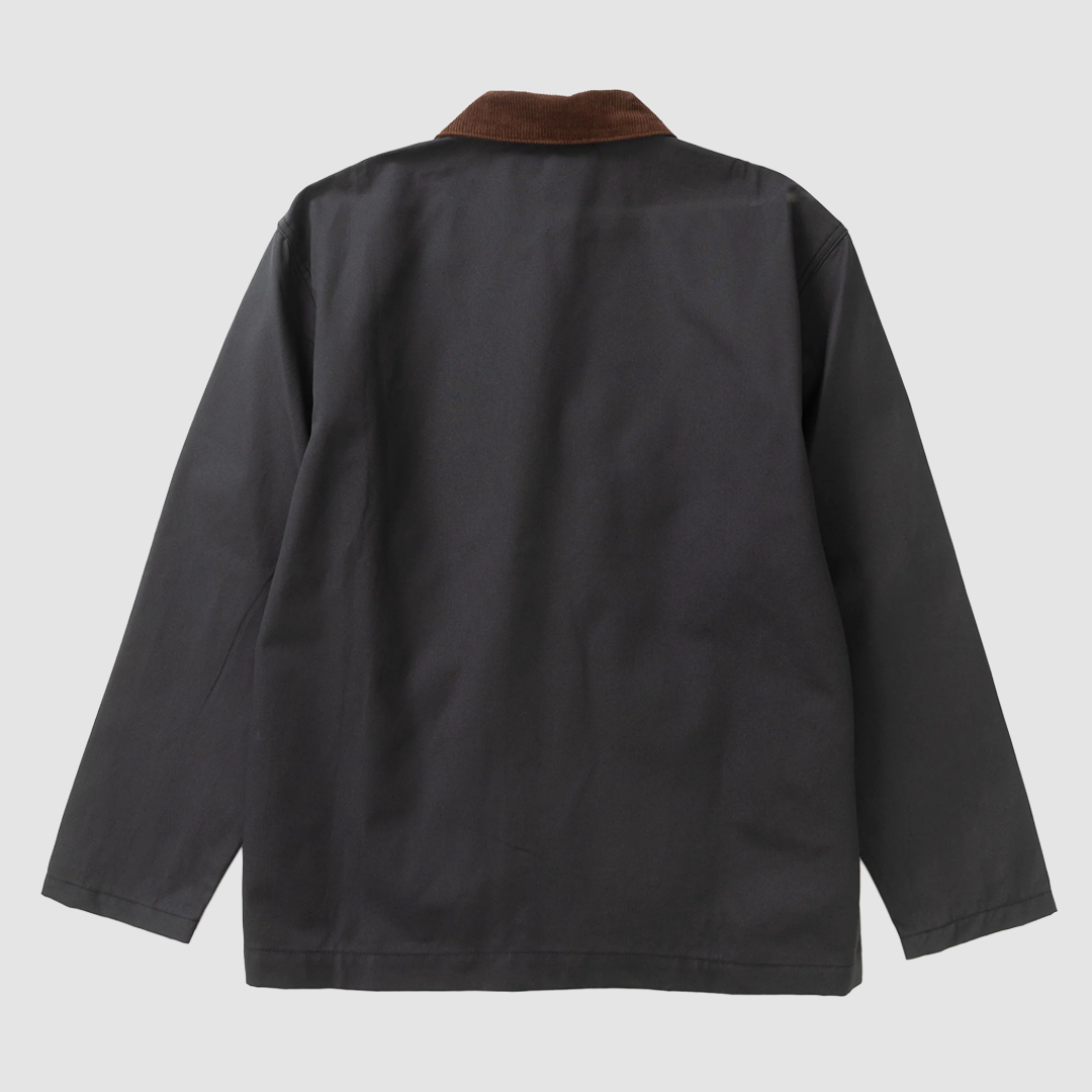Waxed Barn Coat Black