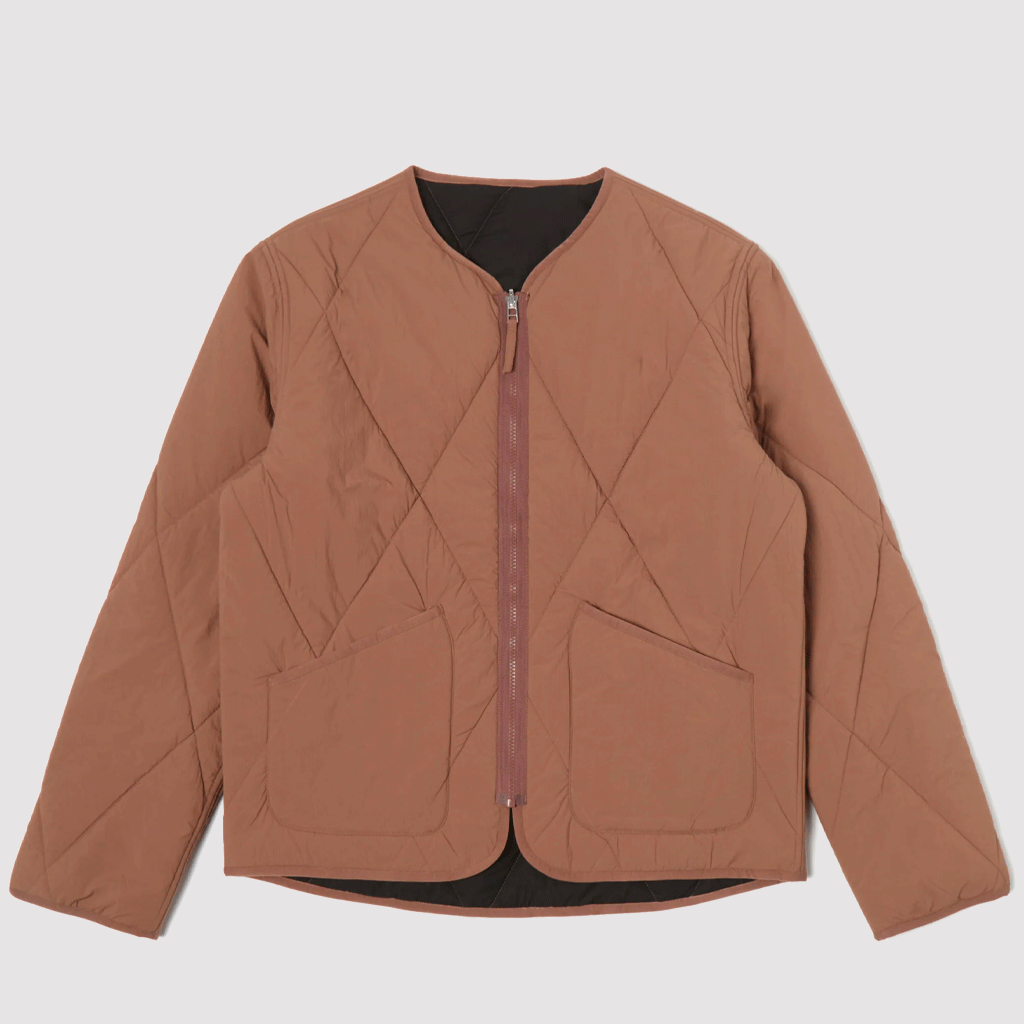 Reversible Military Liner Jacket Brown / Black