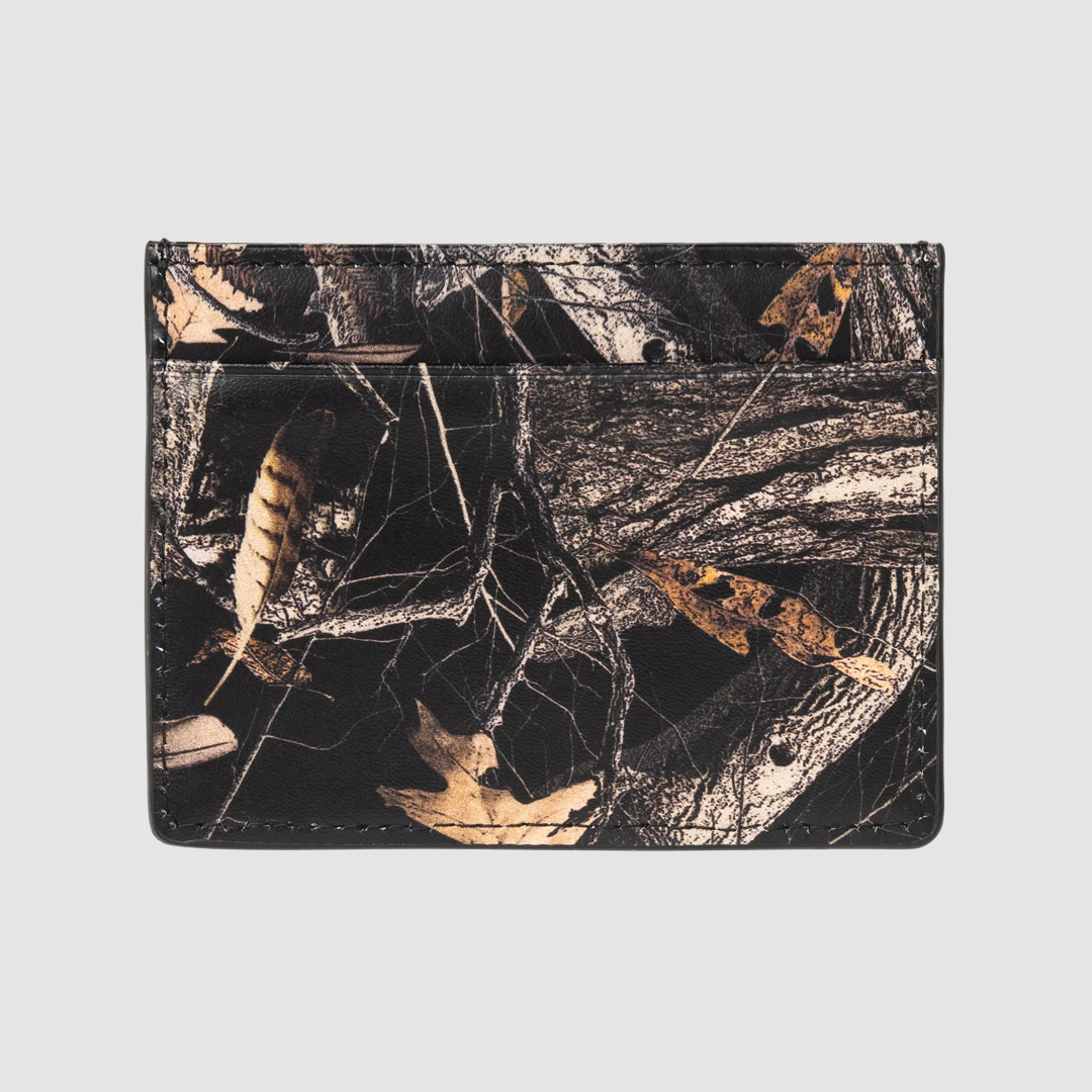Vegas Cardholder Camo Feather Tree Black / Silver