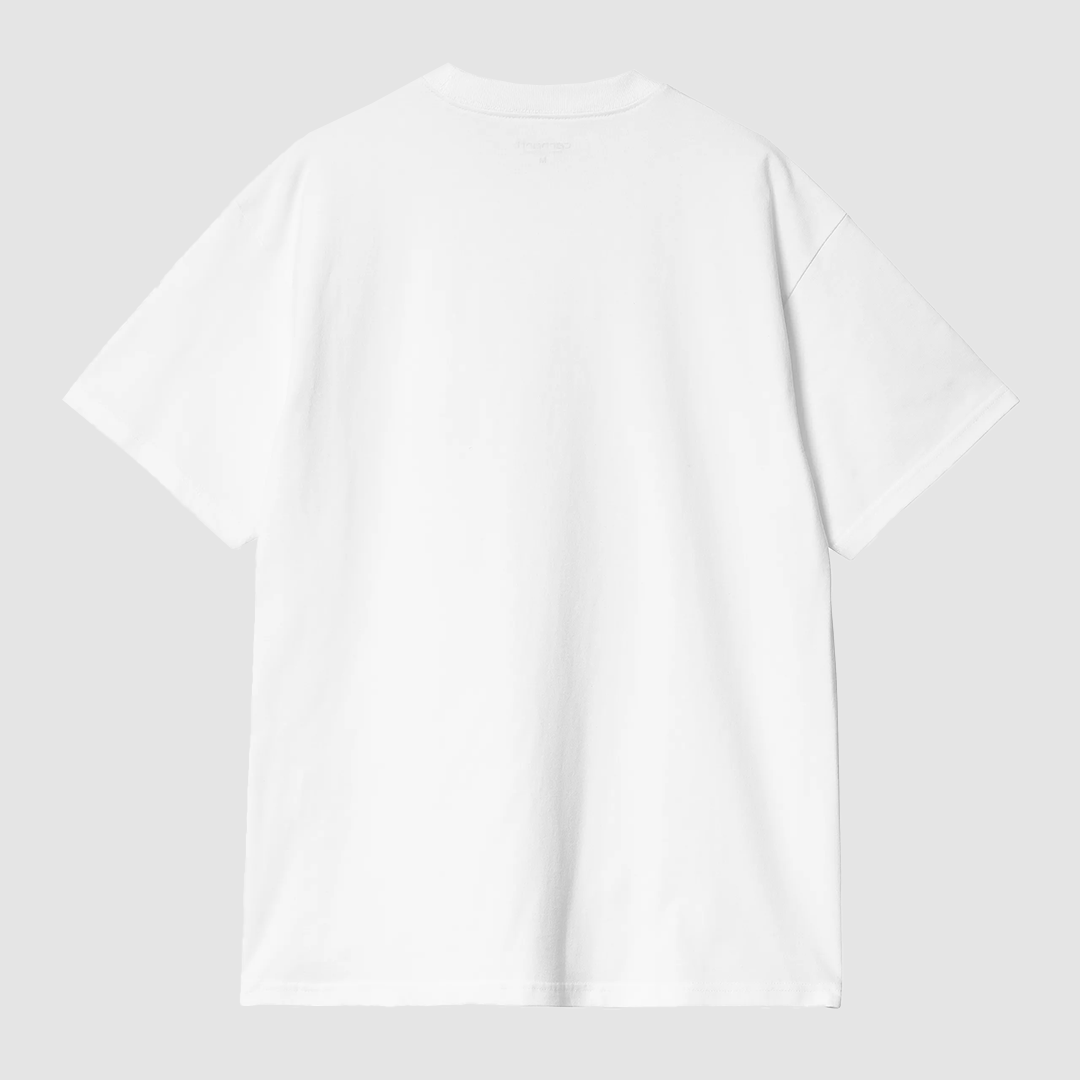 S/S Fragments Pocket T-Shirt White / Black