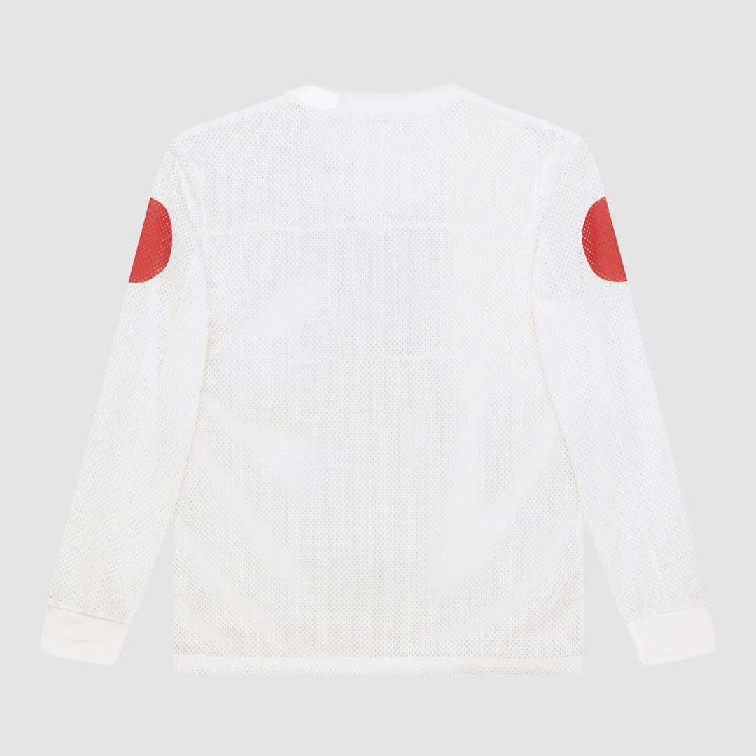 Saber Moto Jersey Vintage White