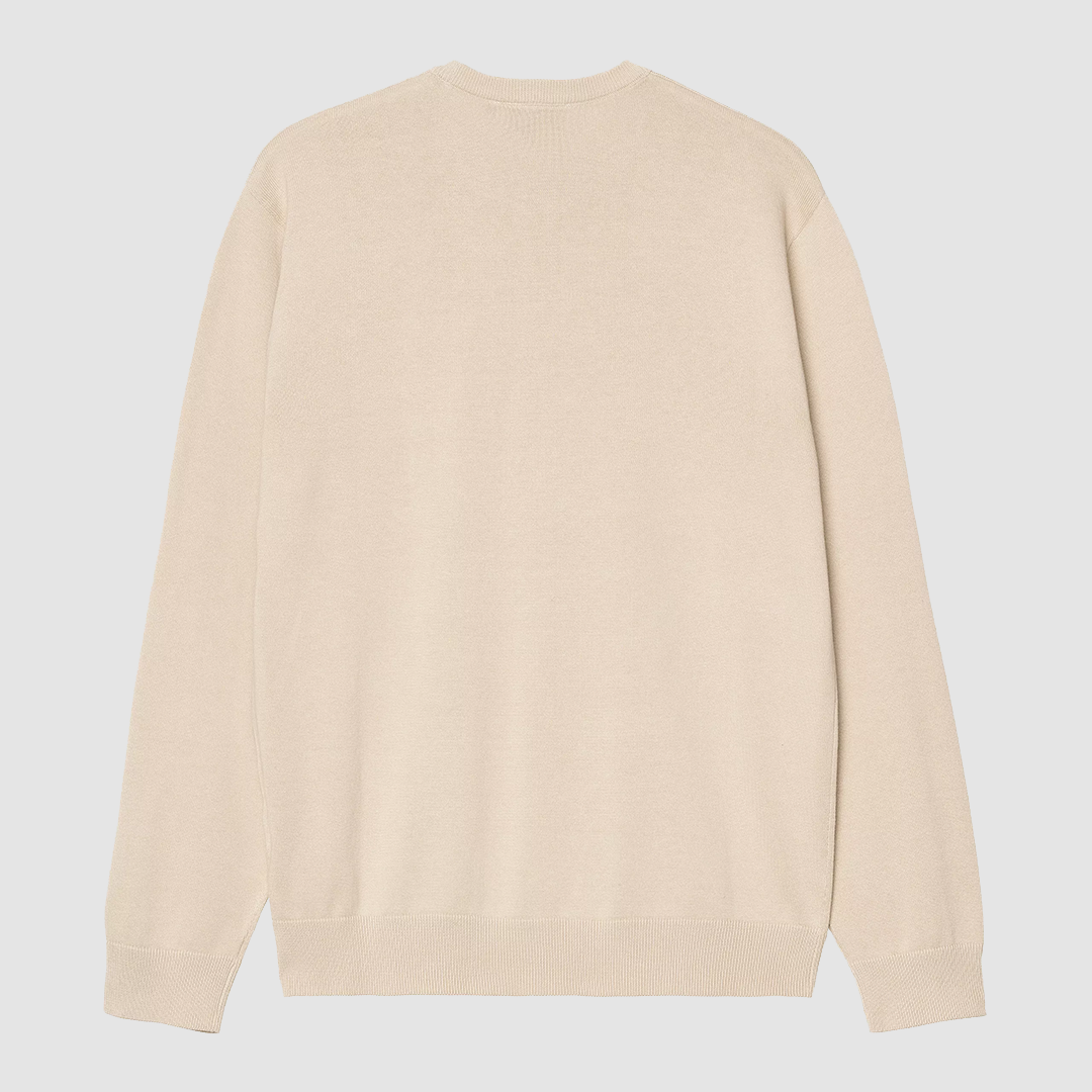 Madison Sweater Cotton Fleur De Sel / Black