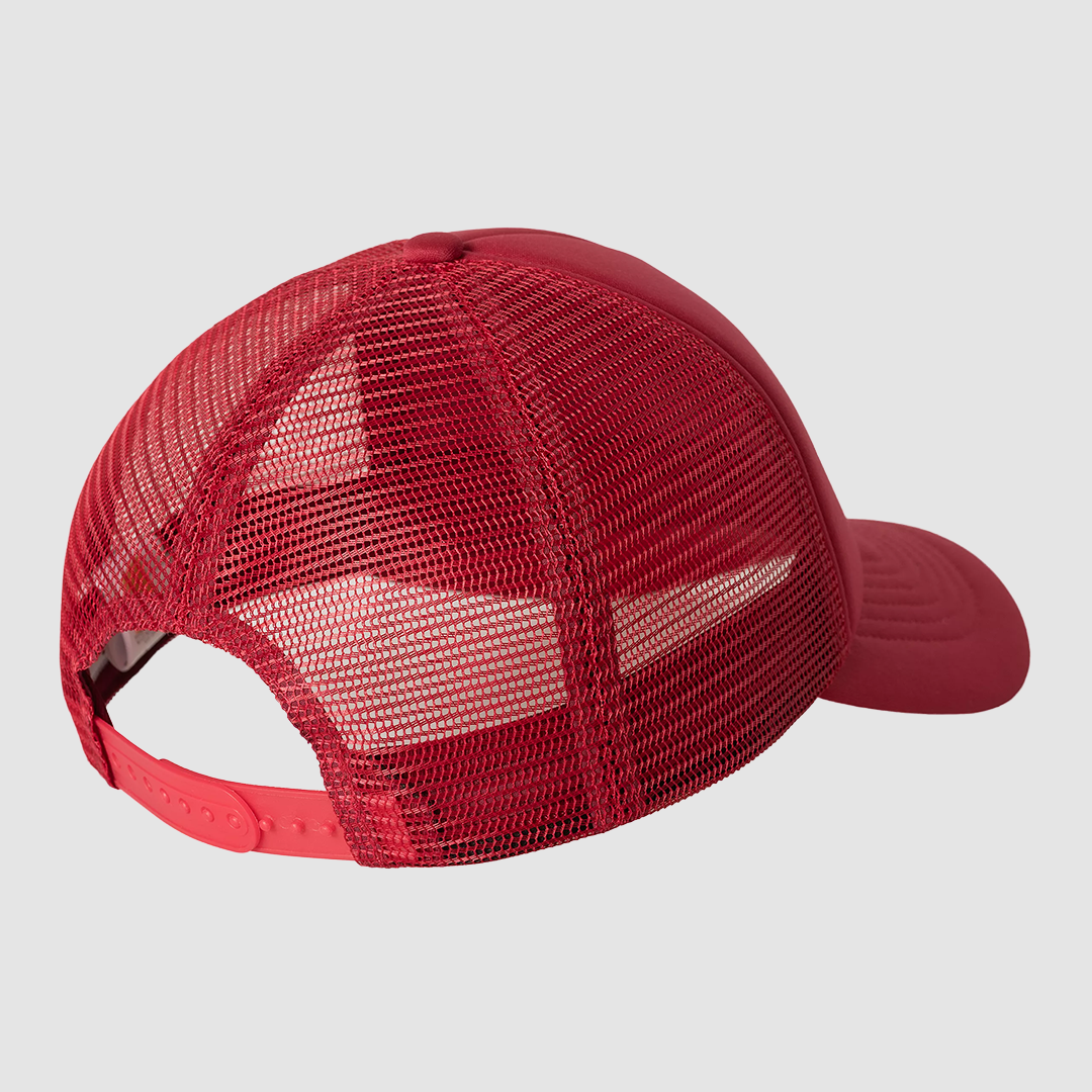 Heart Patch Trucker Cap Scarlet