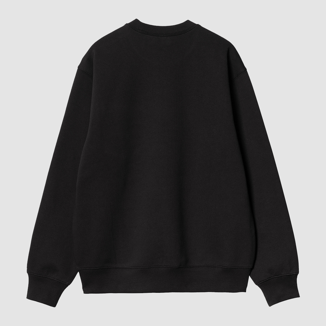 Heart Train Pocket Sweat Black