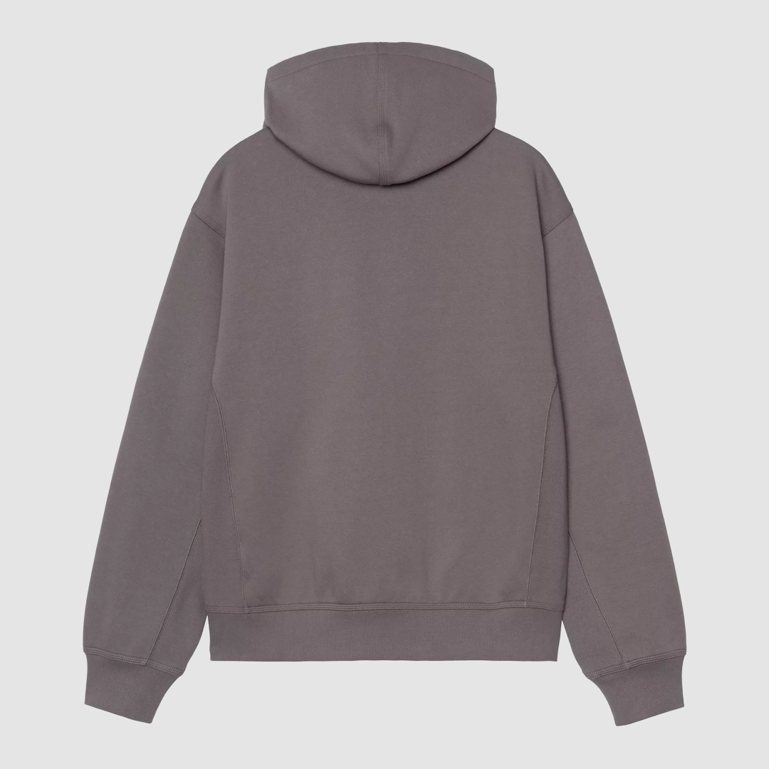 Hooded American ScrIpt Jacket Porphyry