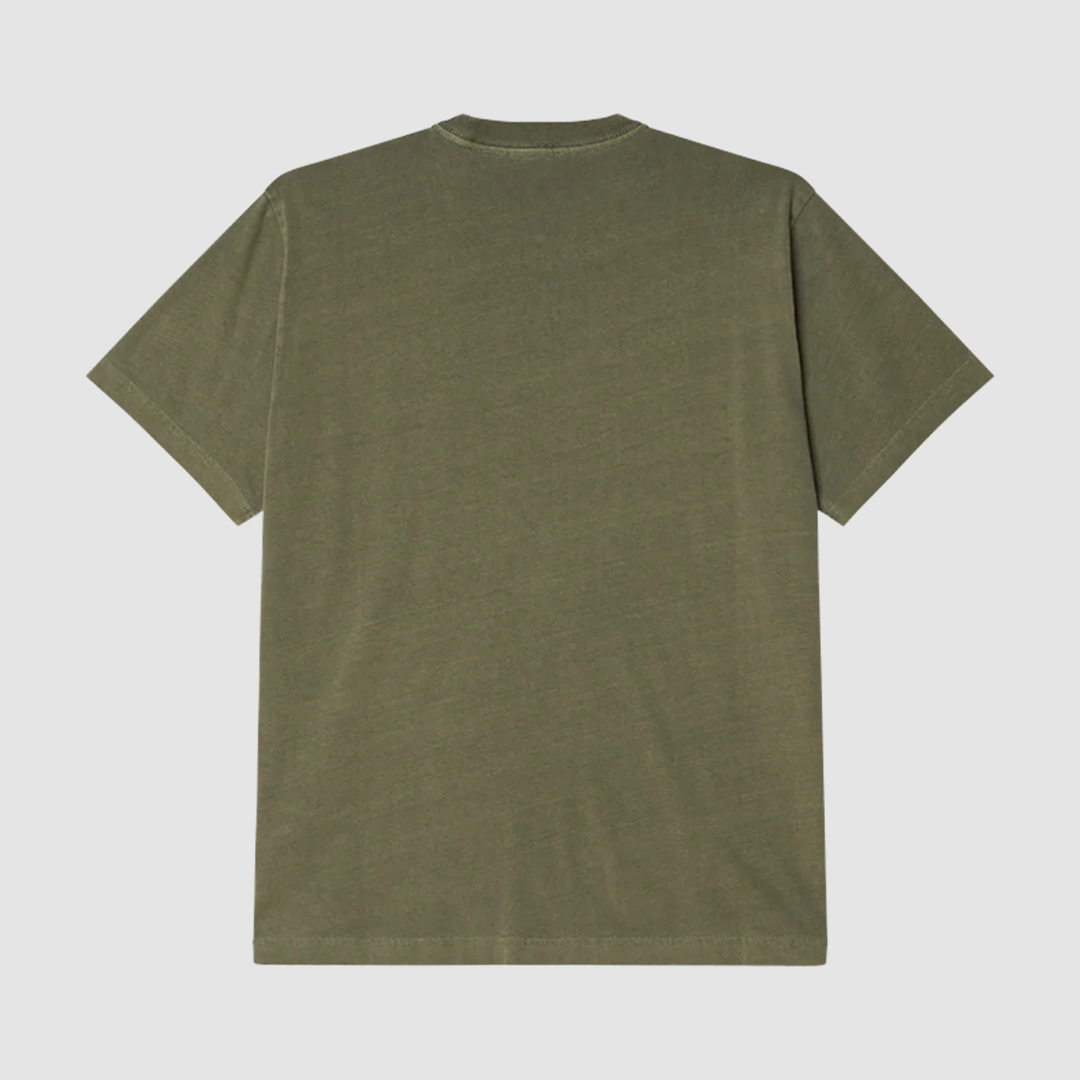 Lowercase Pigment SS T-Shirt Pigment Deep Lichen Green