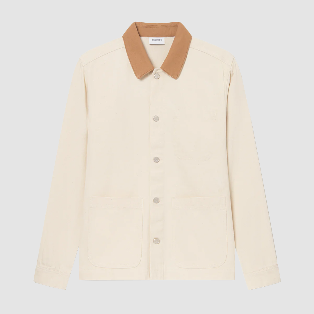 Layton Denim Overshirt 2.0 Ivory