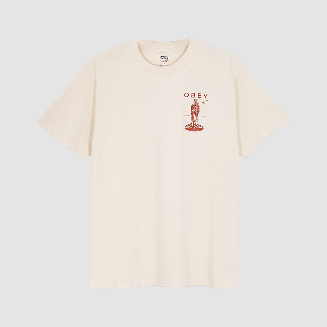 Obey Premium Sounds T-Shirt Cream