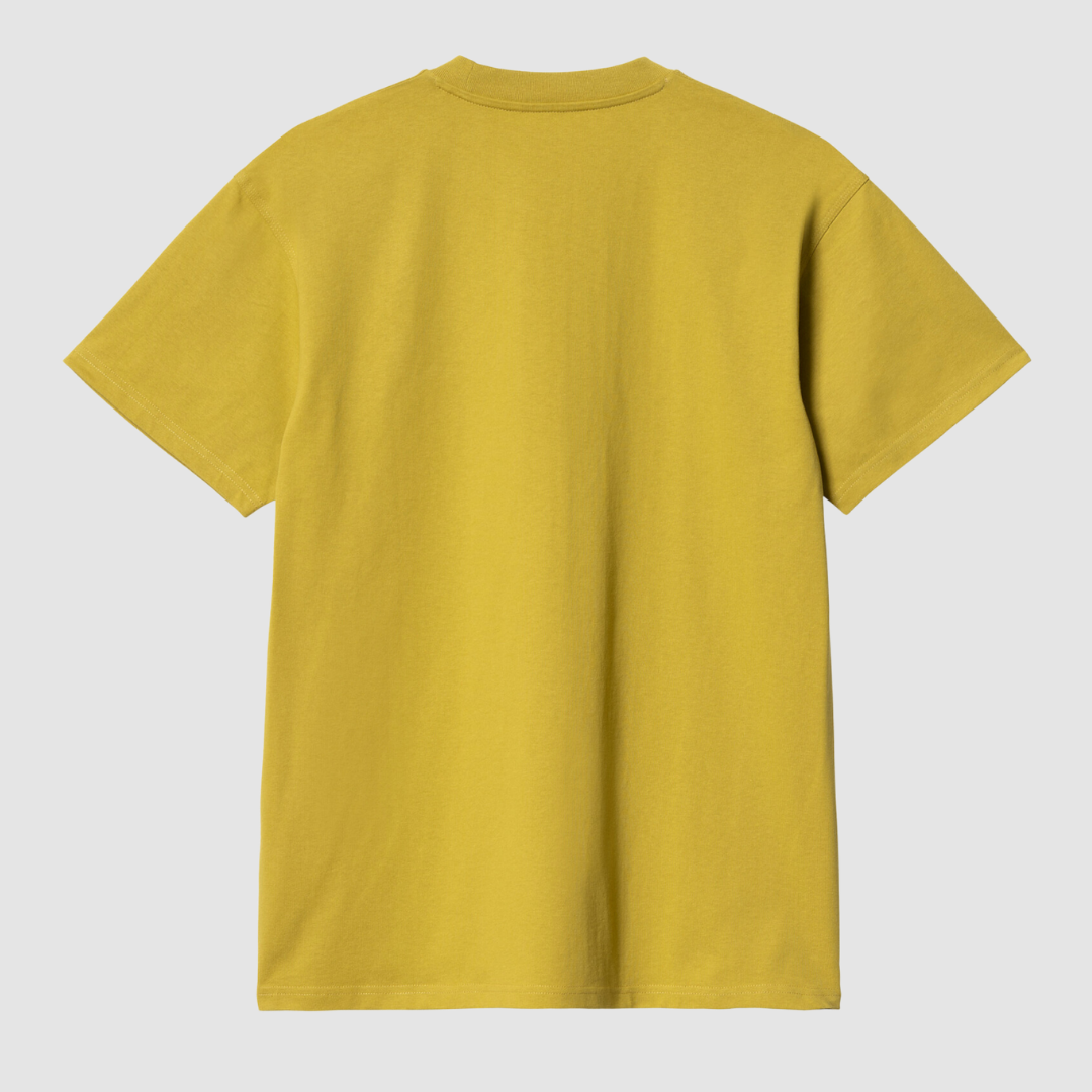 S/S American Script T-Shirt Golden Olive