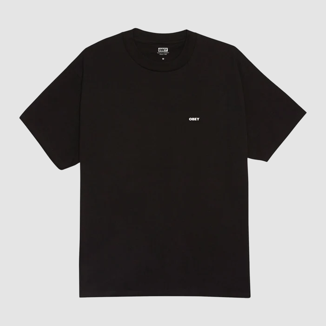 Obey Art Studio Flowers T-Shirt Digital Black