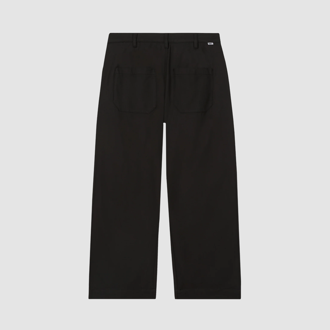 Oliver Pleated Pant Pirate Black