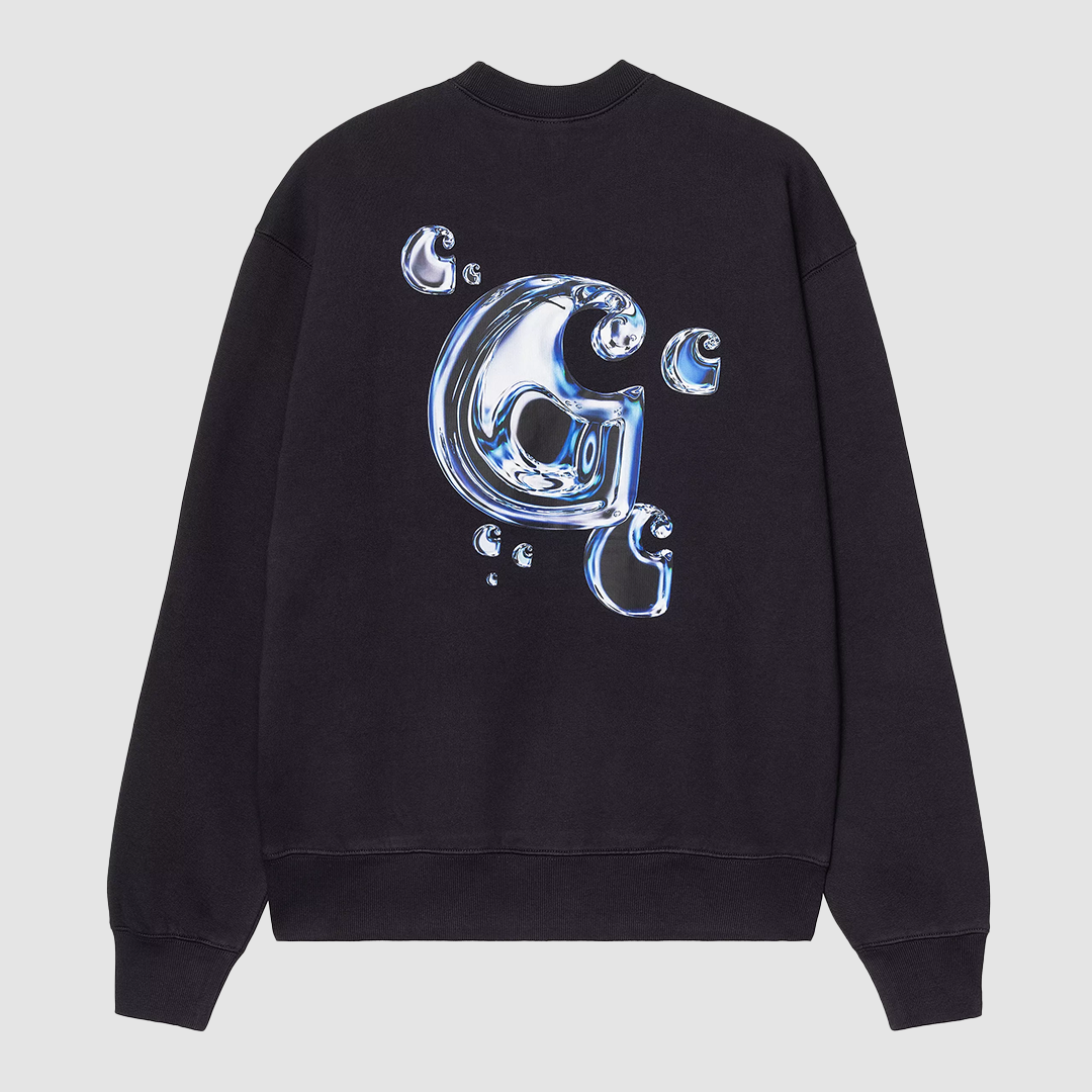 Solar Chrome Sweat Dark Navy