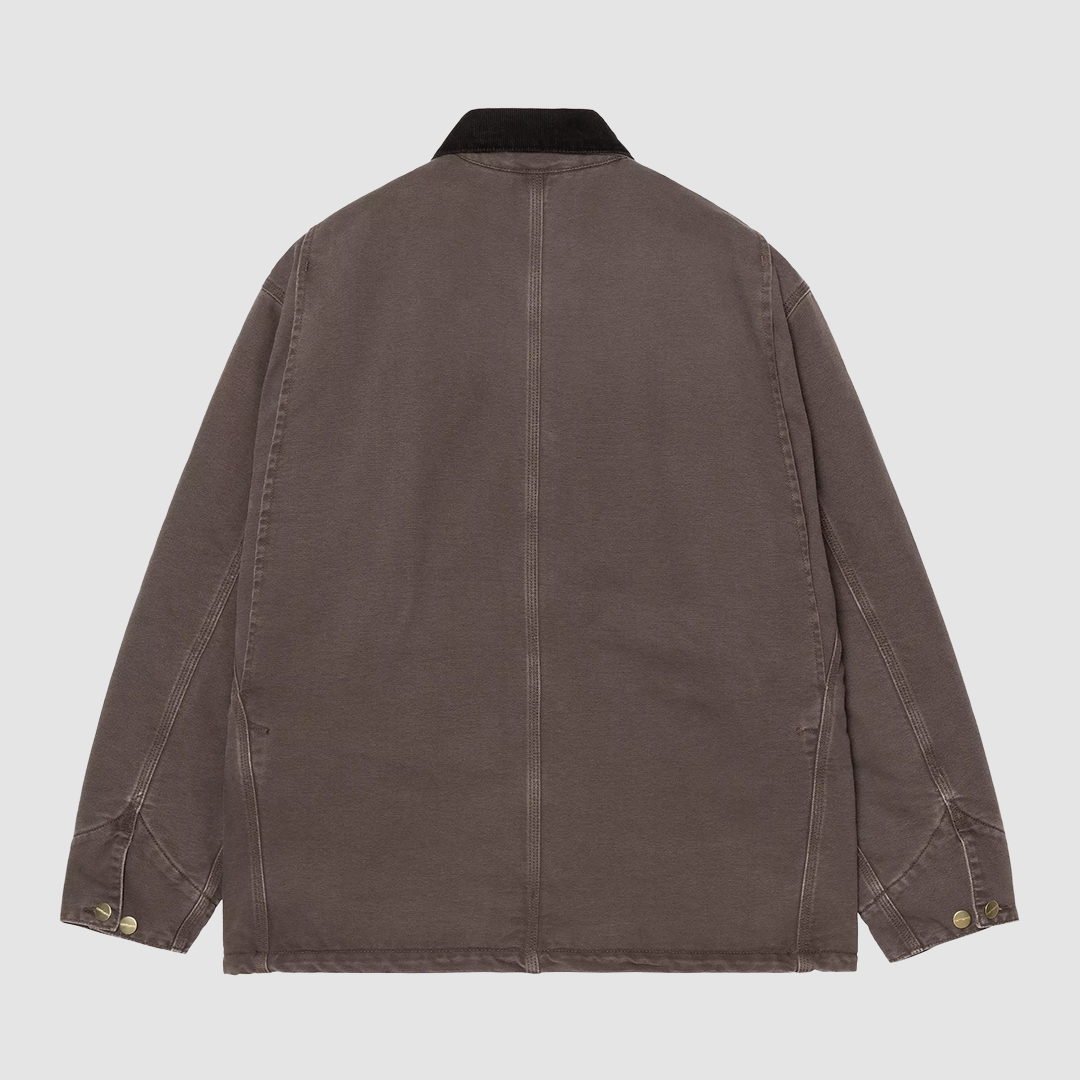 OG Chore Coat Tobacco / Black Stone Canvas