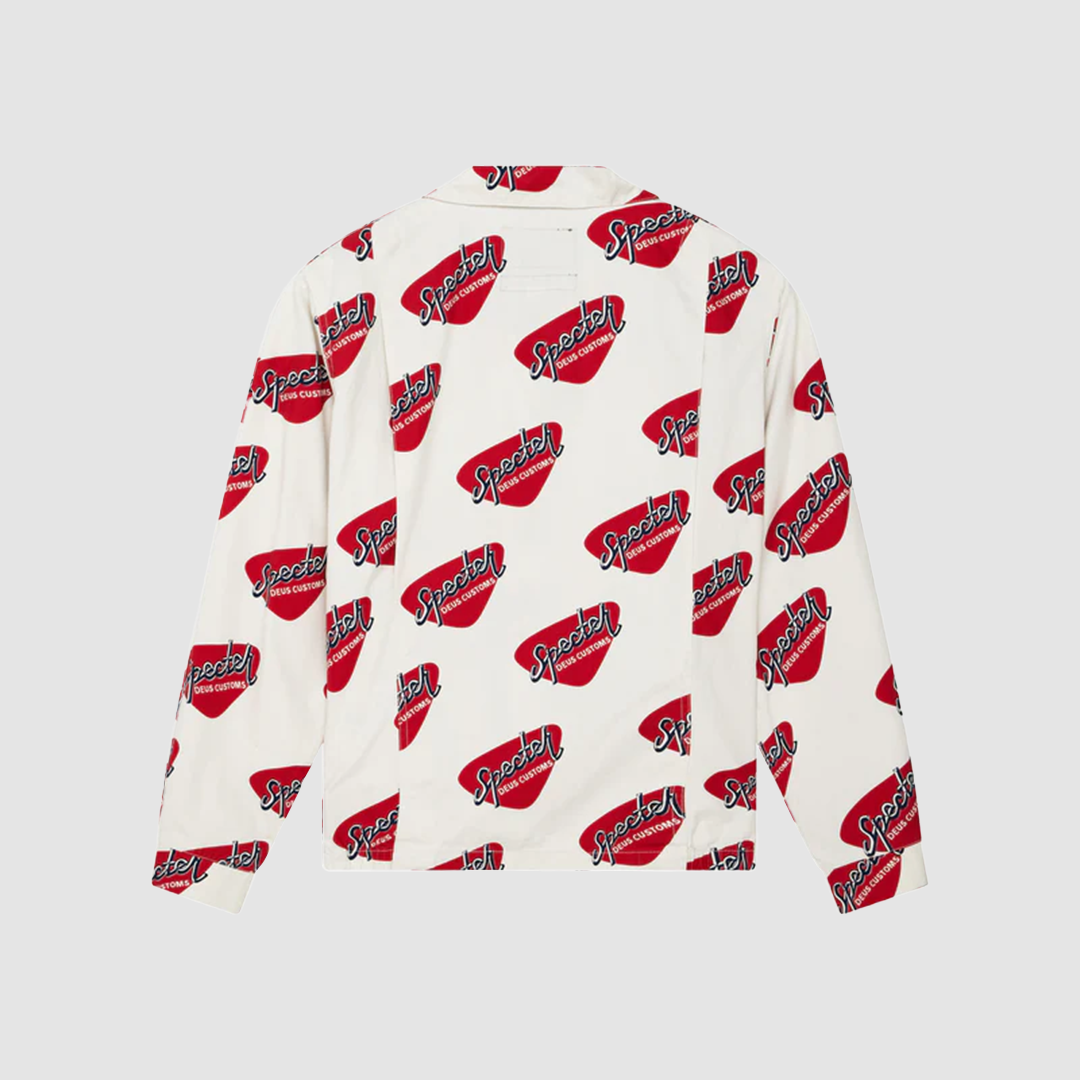 Specter Stamp Jacket Vintage White