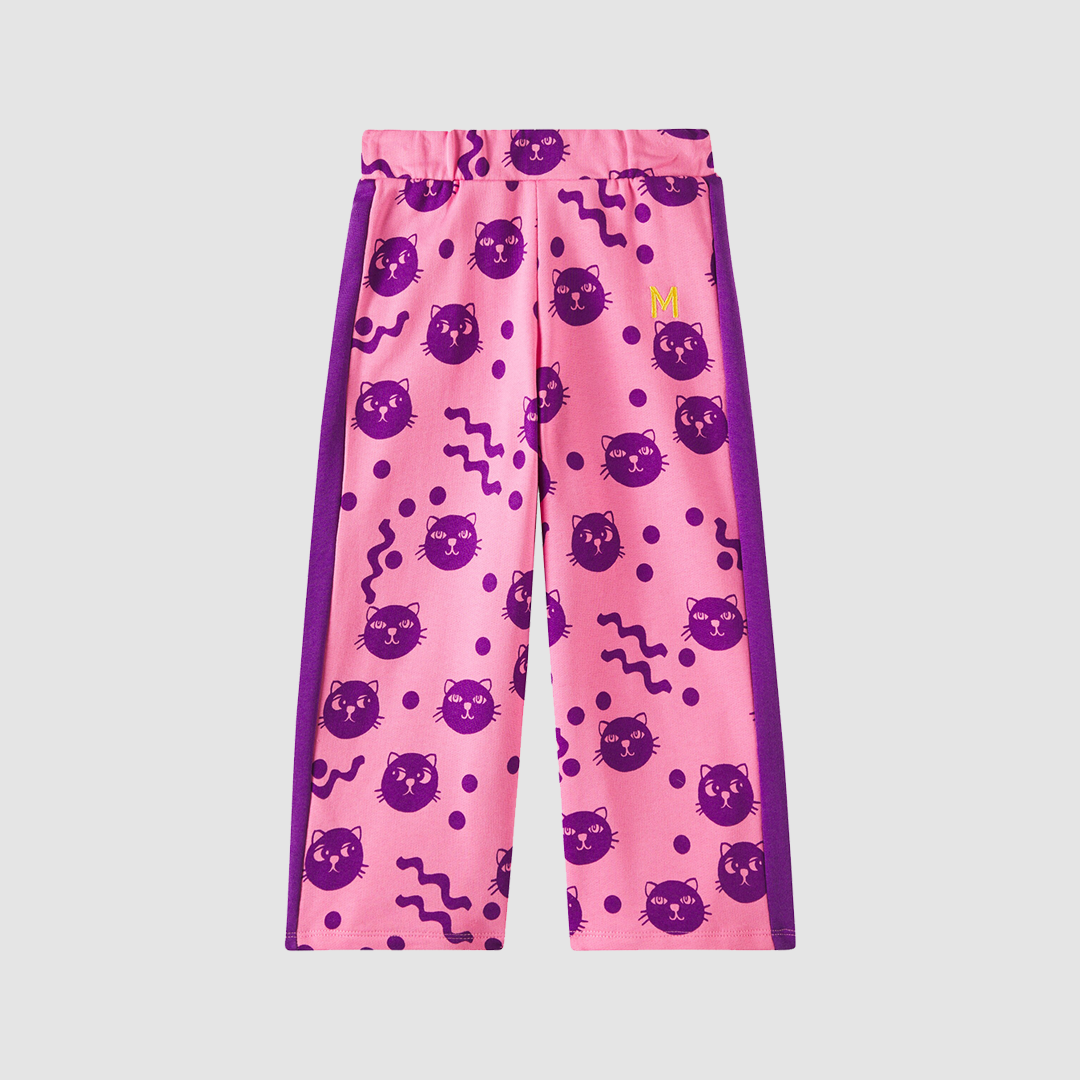 Squiggly Cats Aop Sweatpants Pink