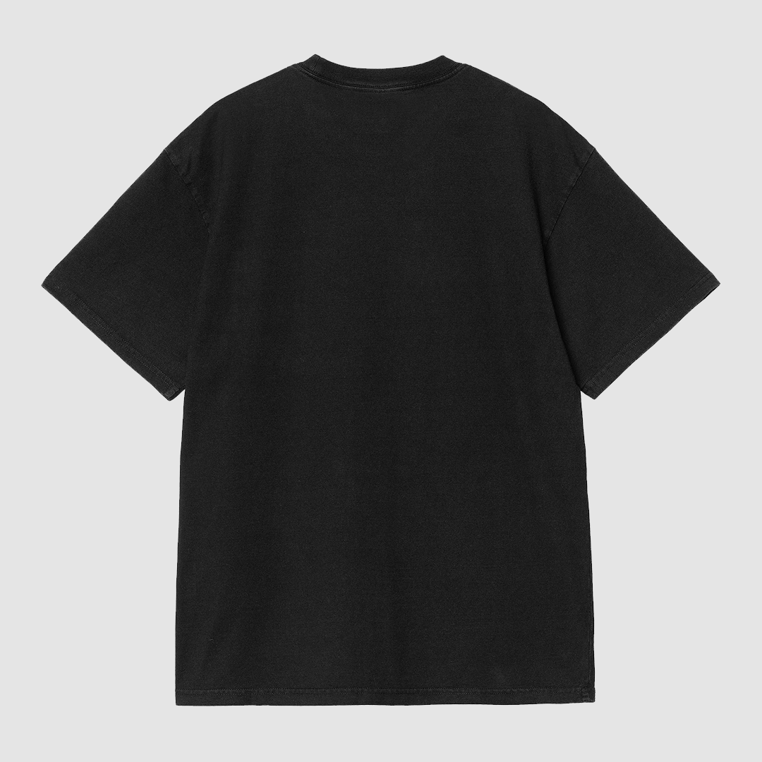S/S Ingo Pocket T-Shirt Black Garment Dyed