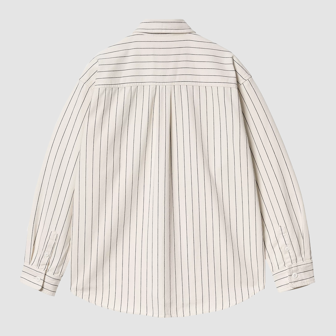 Hendry Shirt Jacket Seaton Stripe Wax / Dark Navy Rinsed