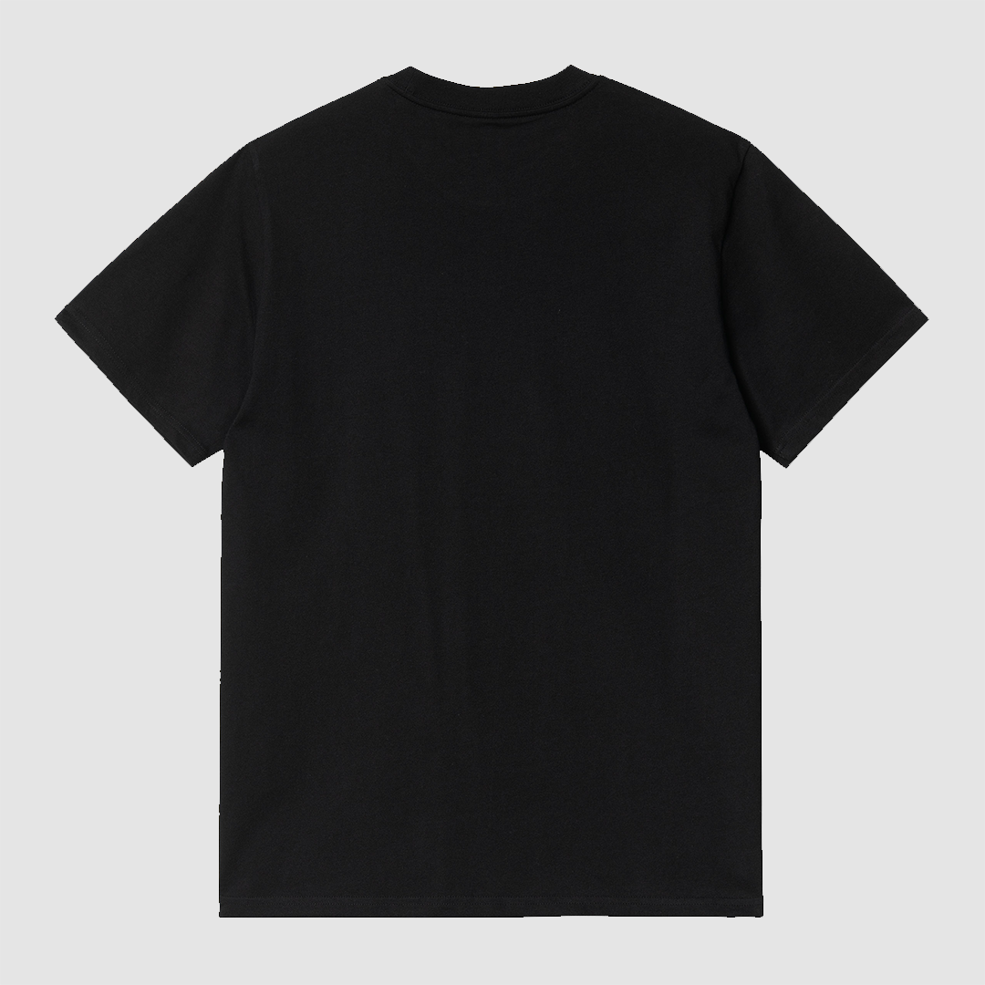 S/S Script T-Shirt Black / White